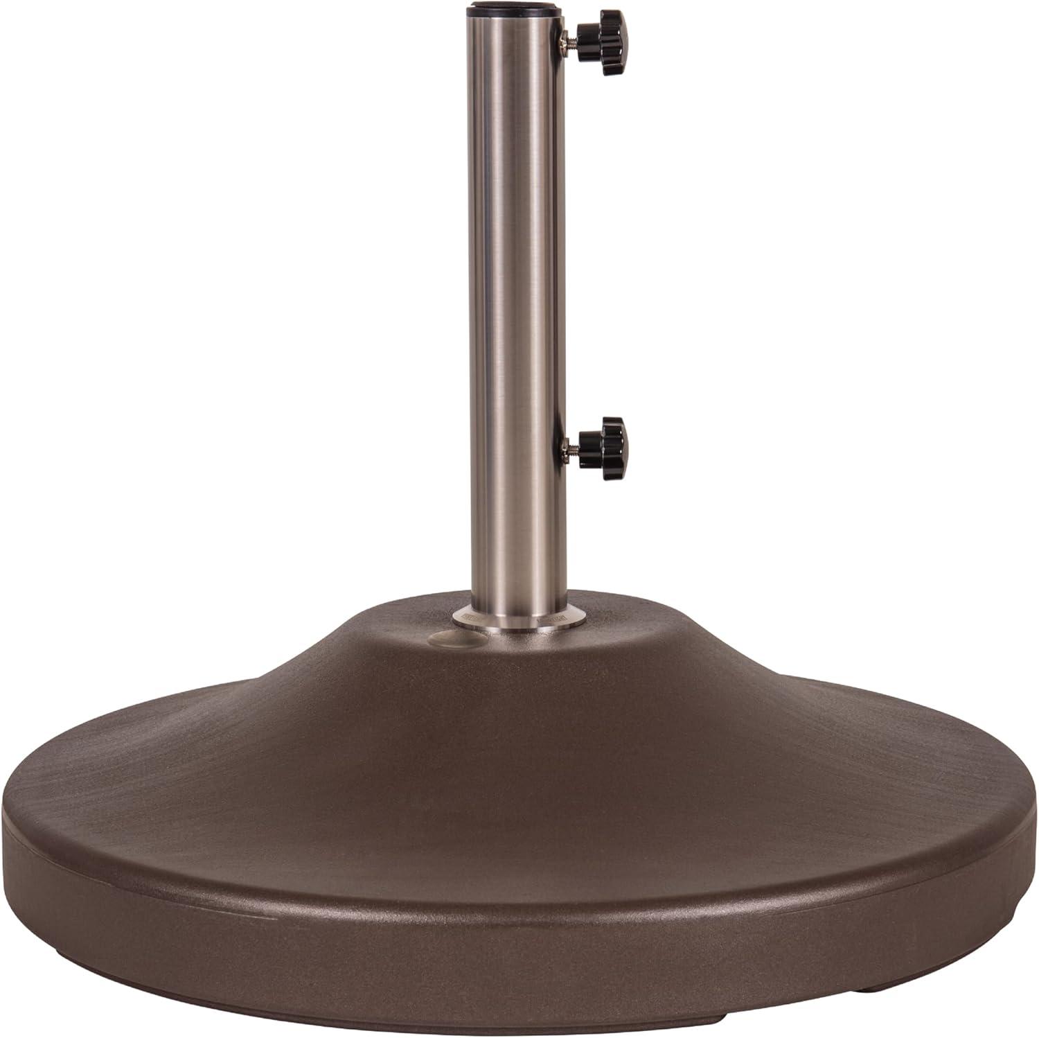 US Weight Fillable 120lb Capacity Free Standing Patio Umbrella Base