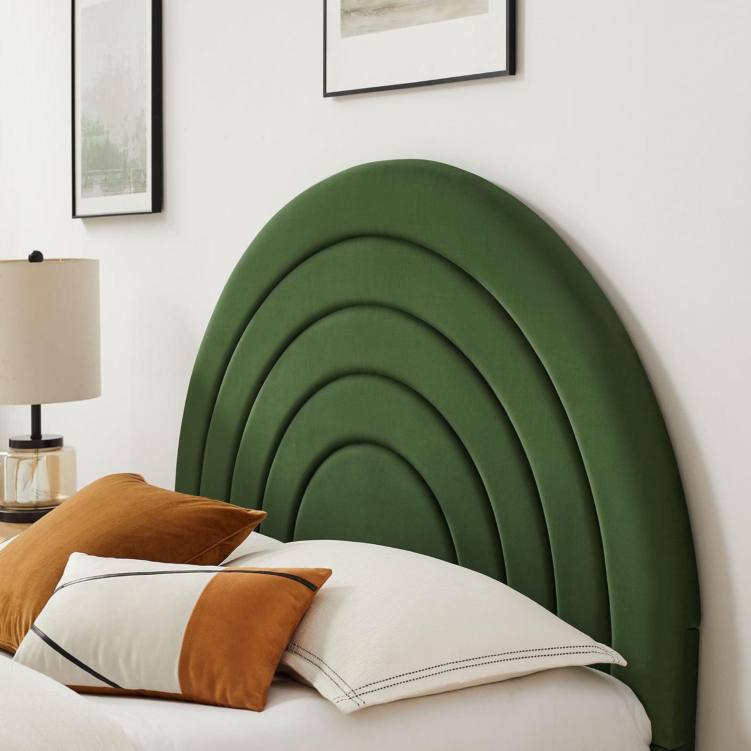 Modway Solana Arched Performance Velvet Platform Bed