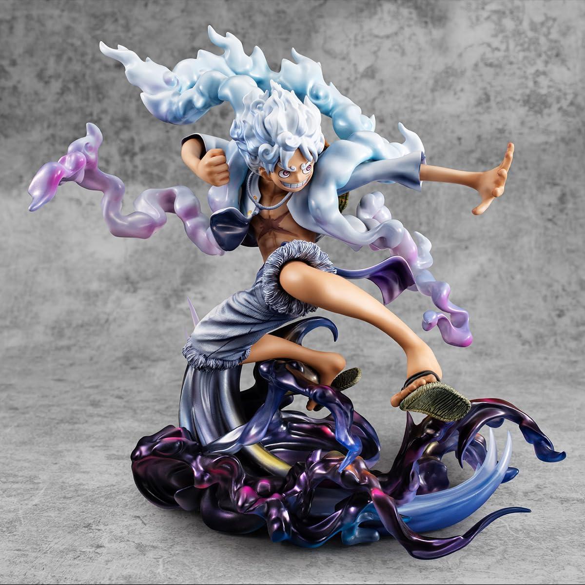 MegaHouse One Piece: Monkey D. Luffy Gear Five Wa-Maximum Portrait of Pirates (P.O.P.) PVC Figure