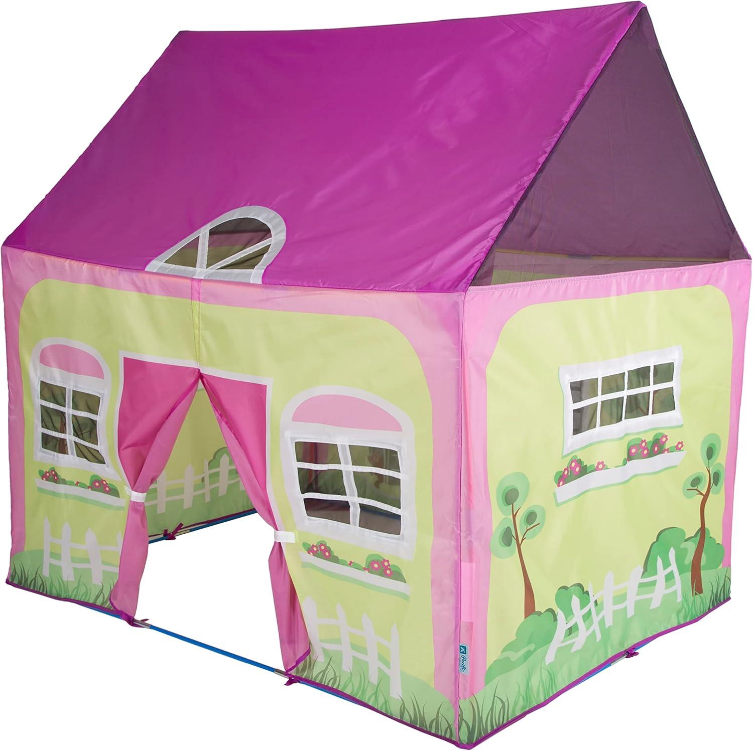 Lil' Cottage House Play Tent with Garden Graphics