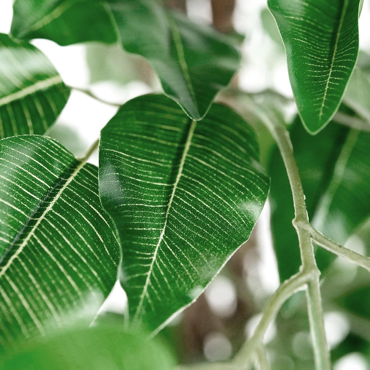 SIGNLEADER Artificial Plant In Planter, Fake Areca Tropical Palm Plant Home Decoration (Plant Pot Plus Plant)