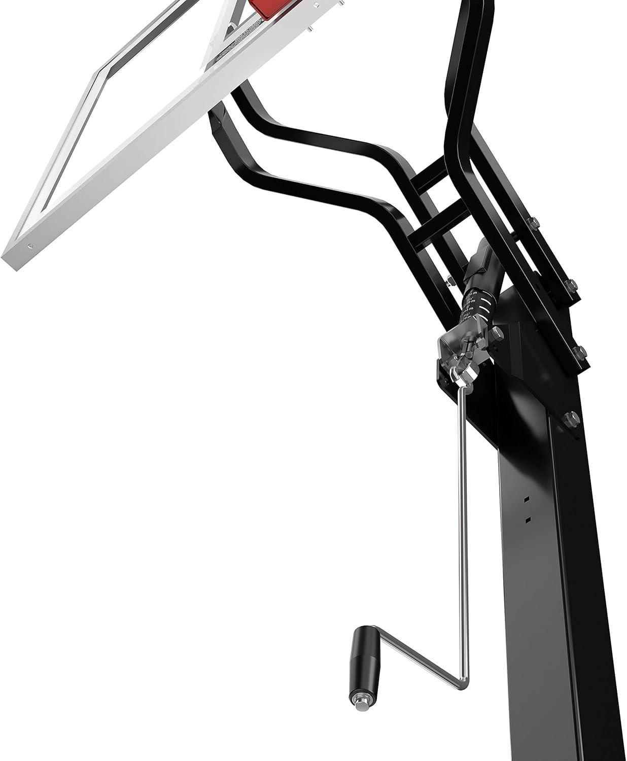 Spalding 60 In. Tempered Glass U-Turn® In Ground Basketball Systems Hoop