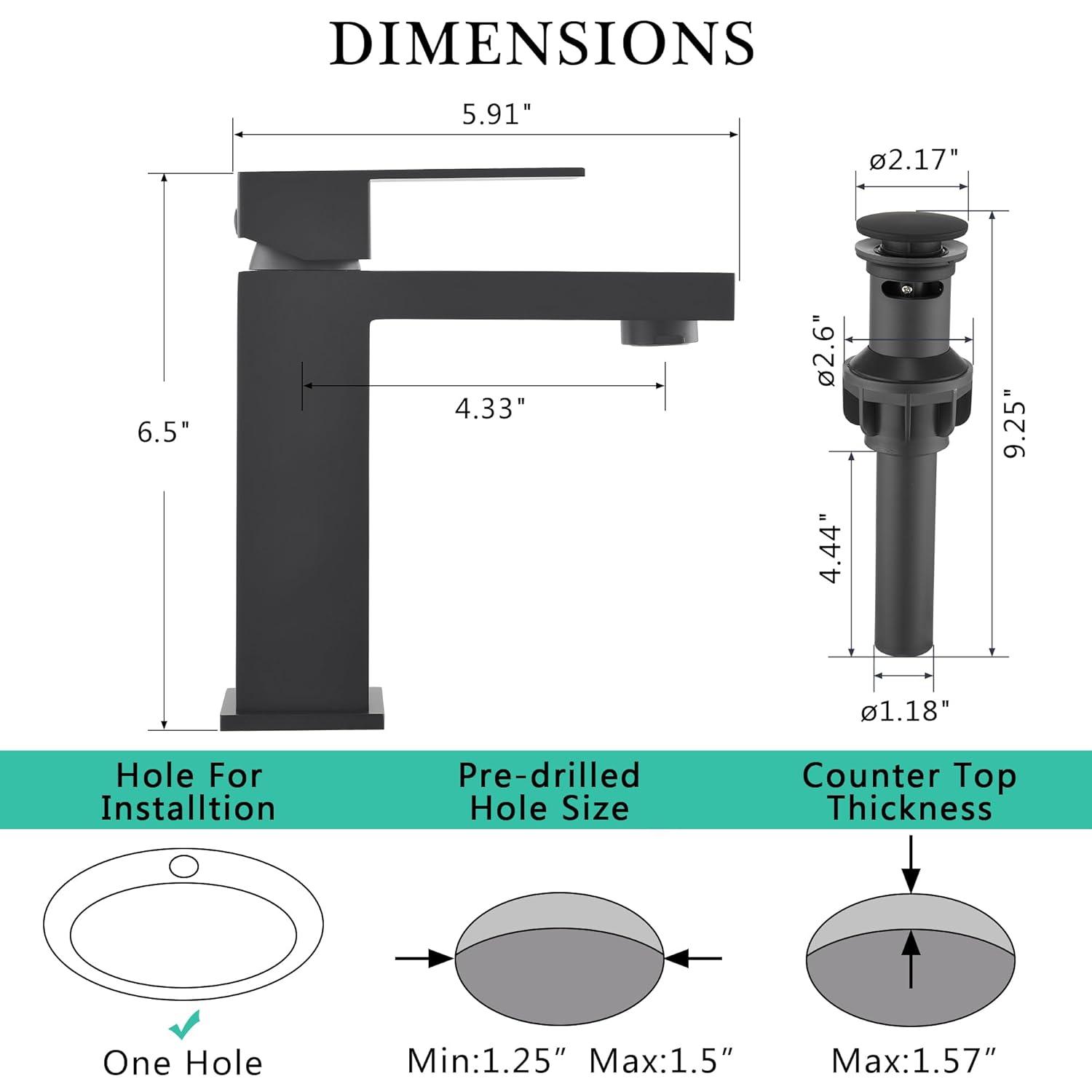 Gold Vessel Sink Faucet, Brushed Gold Tall Single Handle Bathroom Vessel Sink Faucet 1 Hole, Modern Stainless Steel Restroom Vanity Faucet with Metal Pop Up Drain and Water Supply Hose