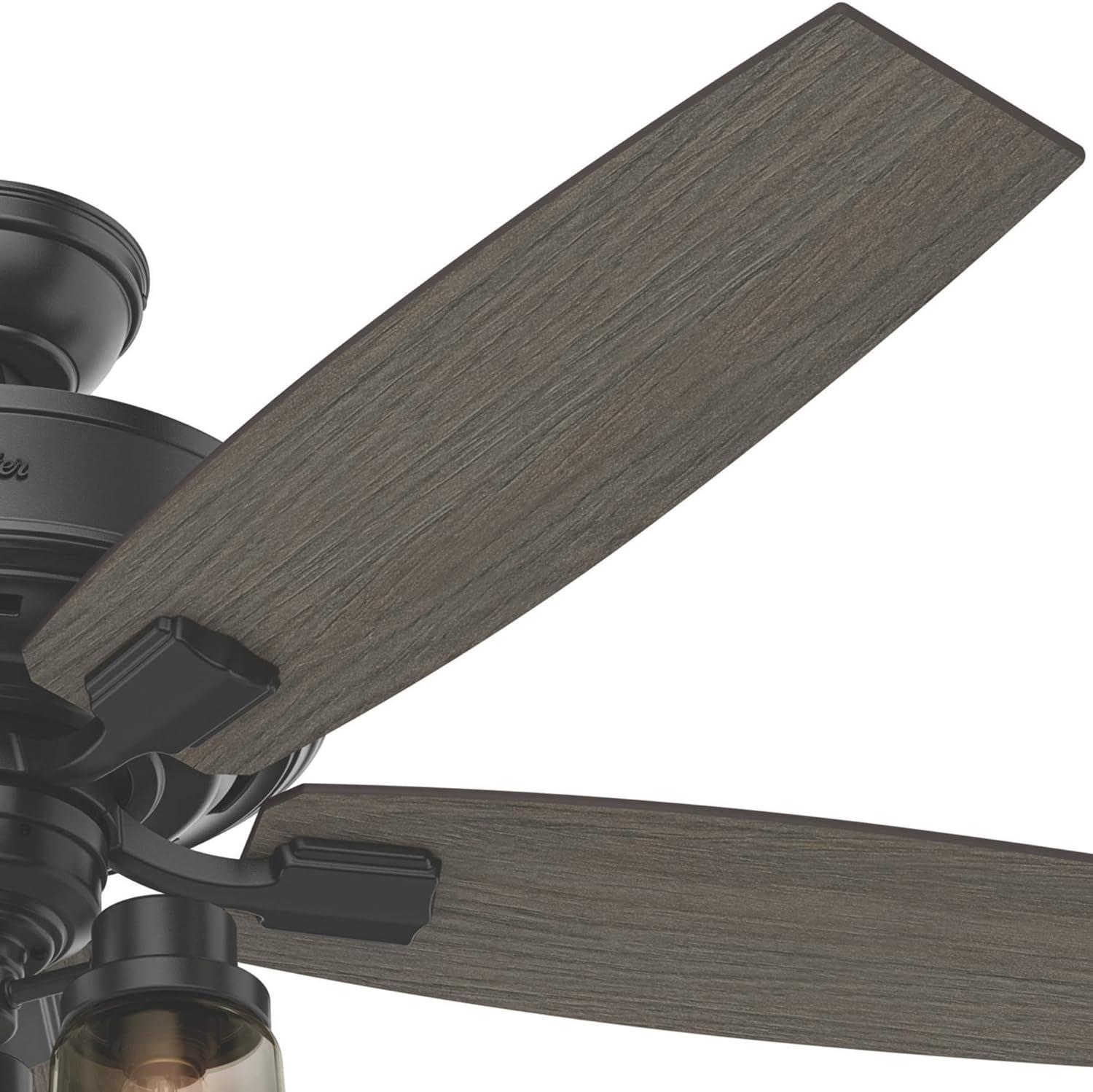 52" Bennett 5 - Blade Standard Ceiling Fan With Light Kit