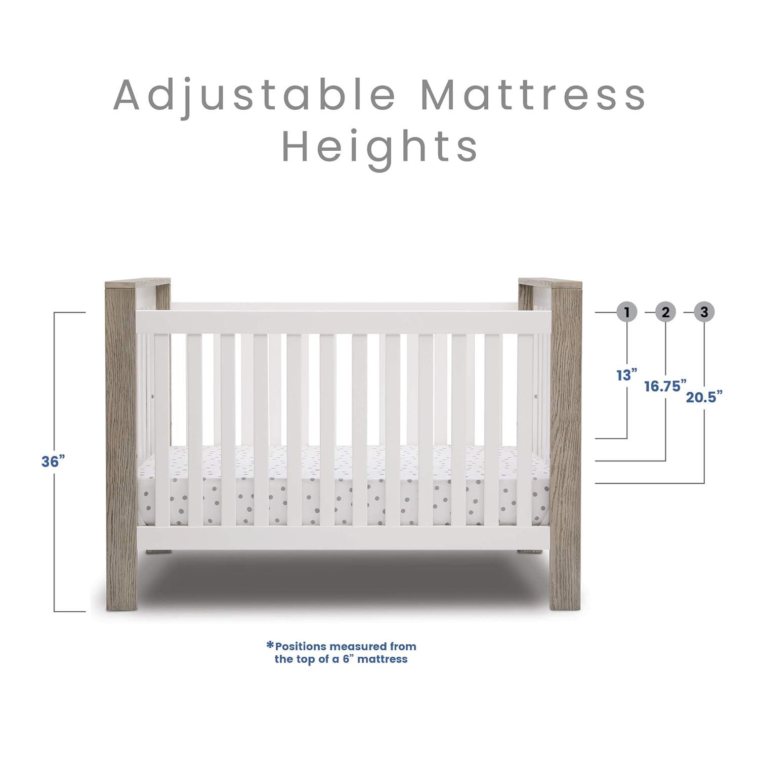 Delta Children Miles 4-in-1 Convertible Crib