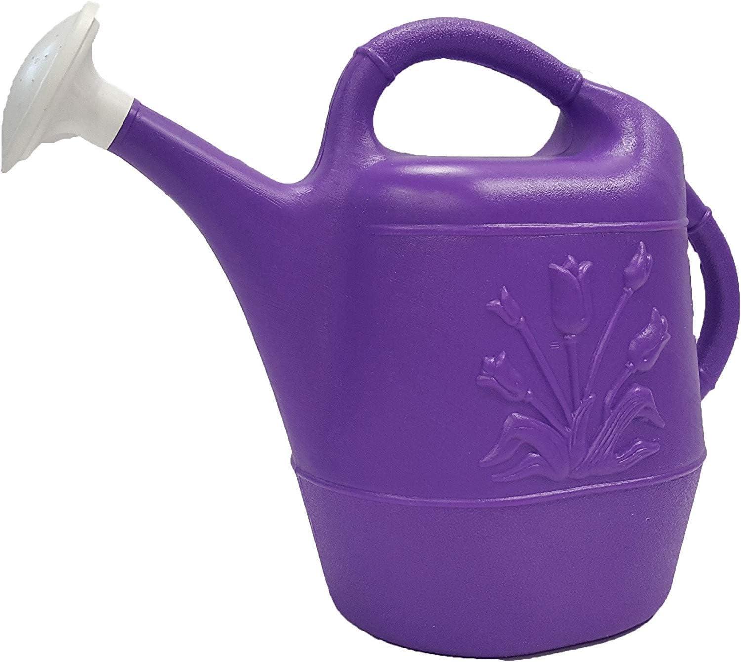 PMU PMU 2 Gallon Watering Can - Plastic Water Can with Detachable Sprinkler Head Pkg/1