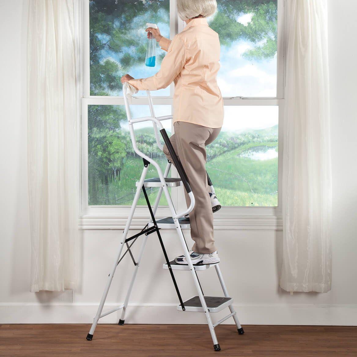 Step Ladder with Handles, 3-Tier