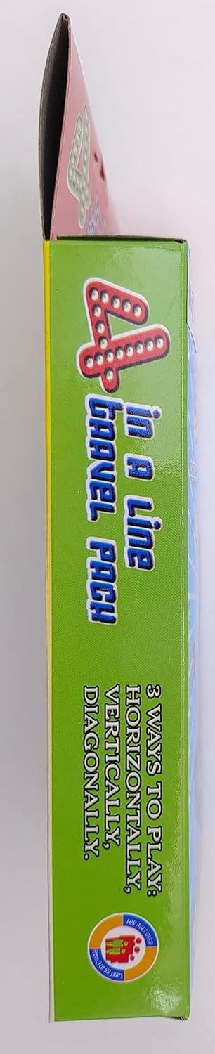 FNNMNNR Four in a Row Line Up 4 Gaming Fun Set  Travel Portable Convenient Size  Classic Fun Educational Family Games