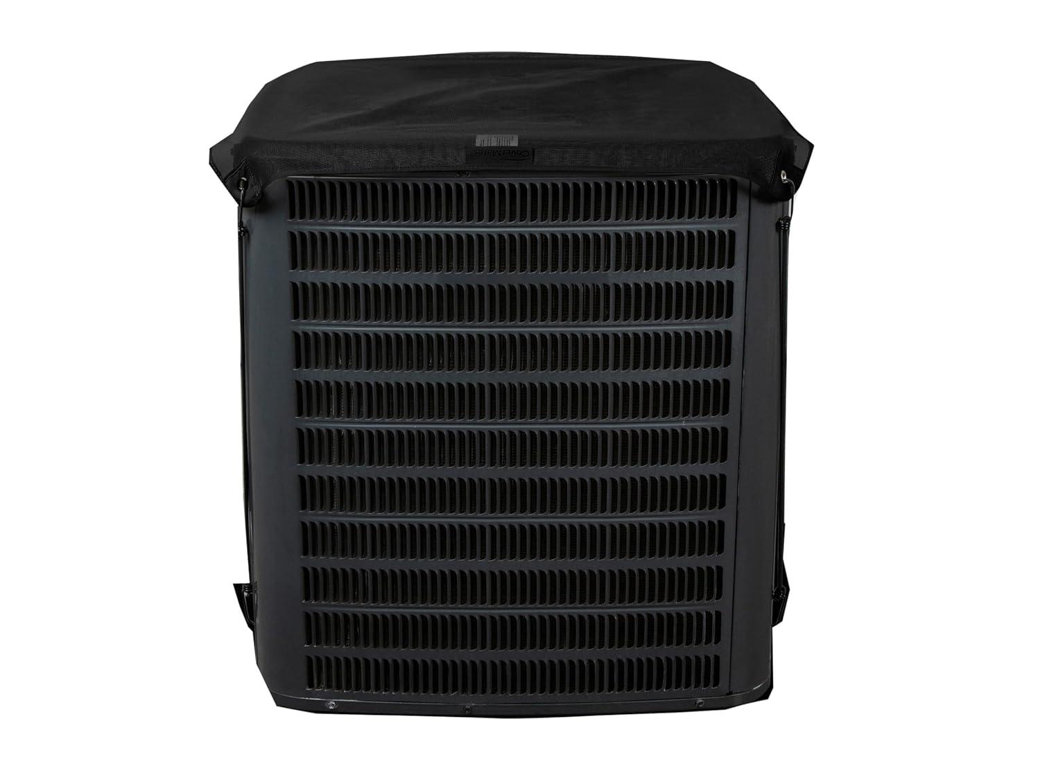 Covermates Armor Top Air Conditioner Cover â€“ Durable Outdoor Protection for AC Units, Ultima 600D Polyester, Armor Top 24W x 24D, Ripstop Grey