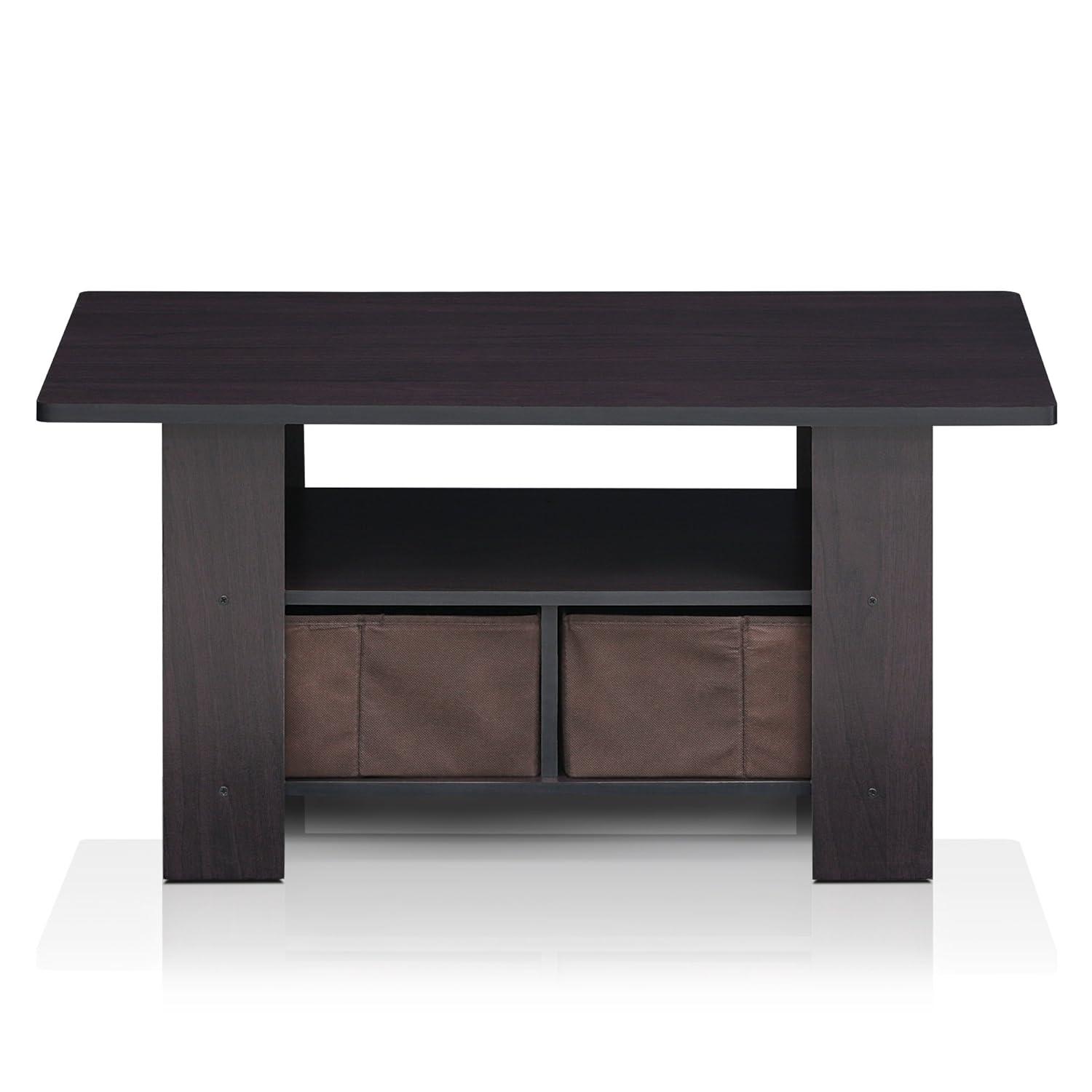 Furinno Andrey Coffee Table with Bin Drawer, Multiple Colors