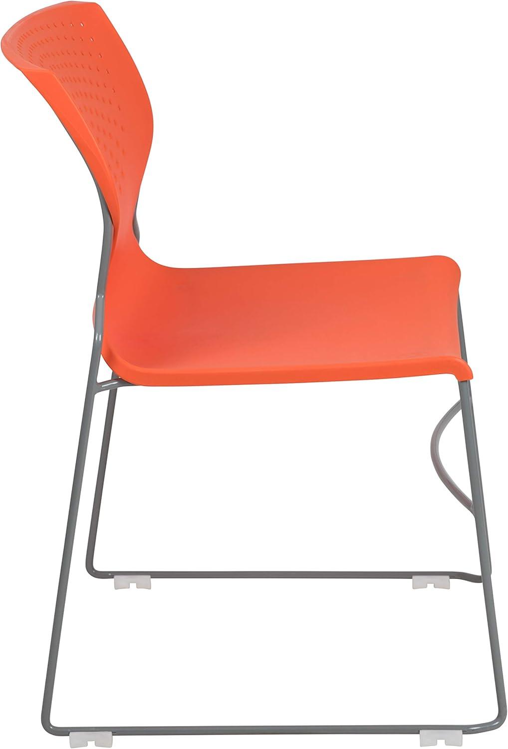 Everleigh 661 lb. Capacity Full Back Stack Chair with Powder Coated Frame