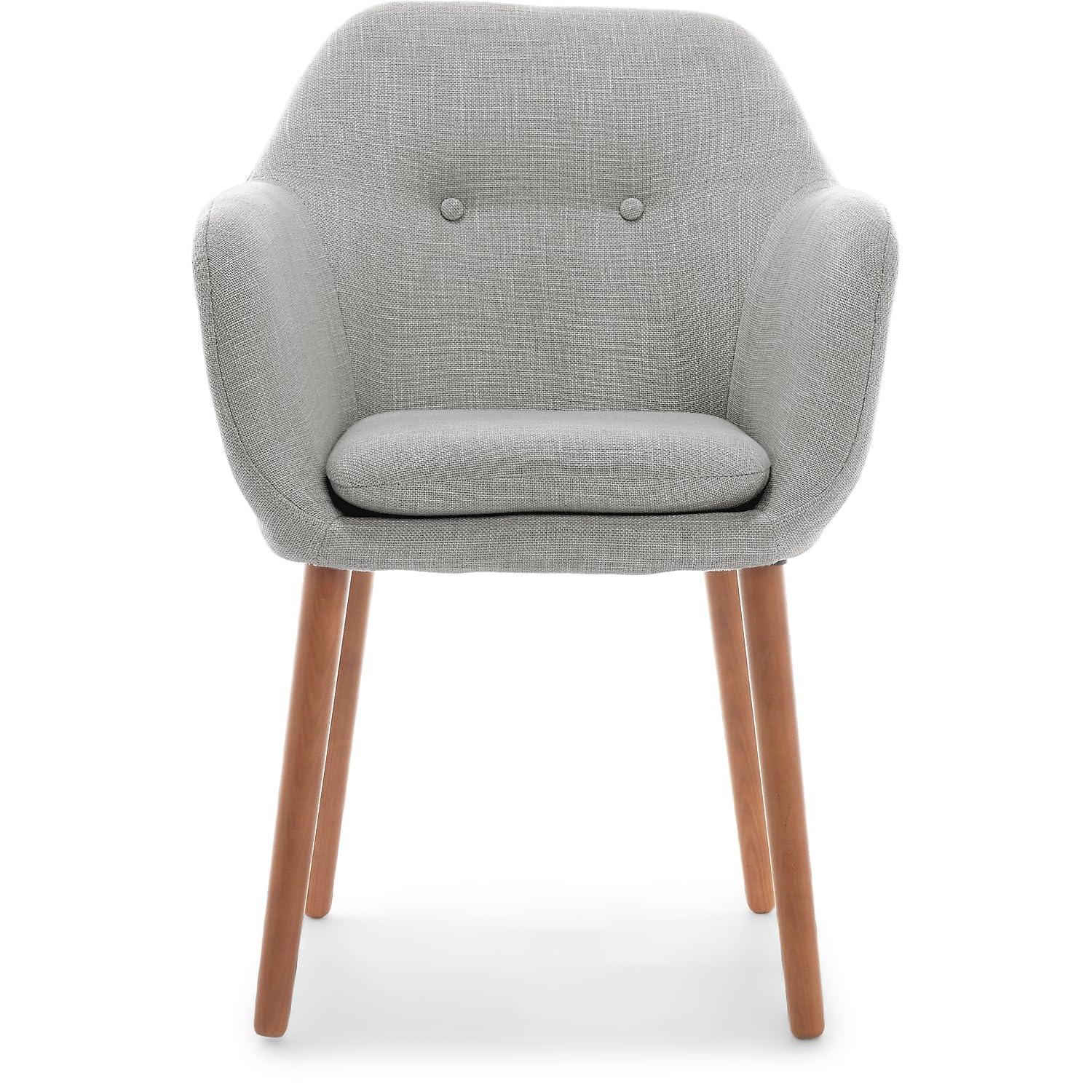 Elle Decor Adore Decor Roux Mid-Century Accent Chair for Home Office or Living Room