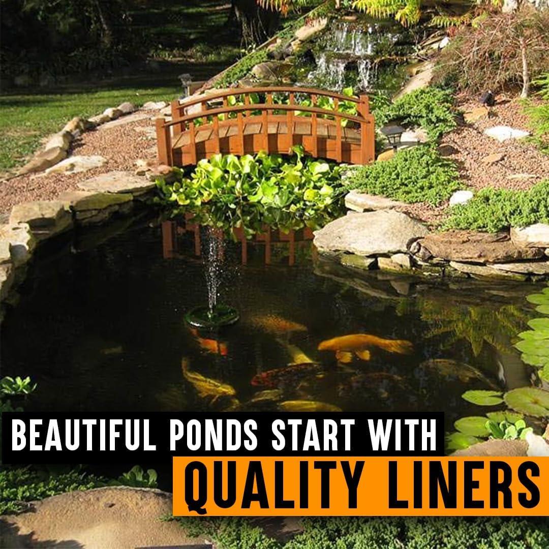 LIFEGUARD POND LINER 10 ft. x 10 ft. 45 Mil EPDM Rubber - LG10X10-45