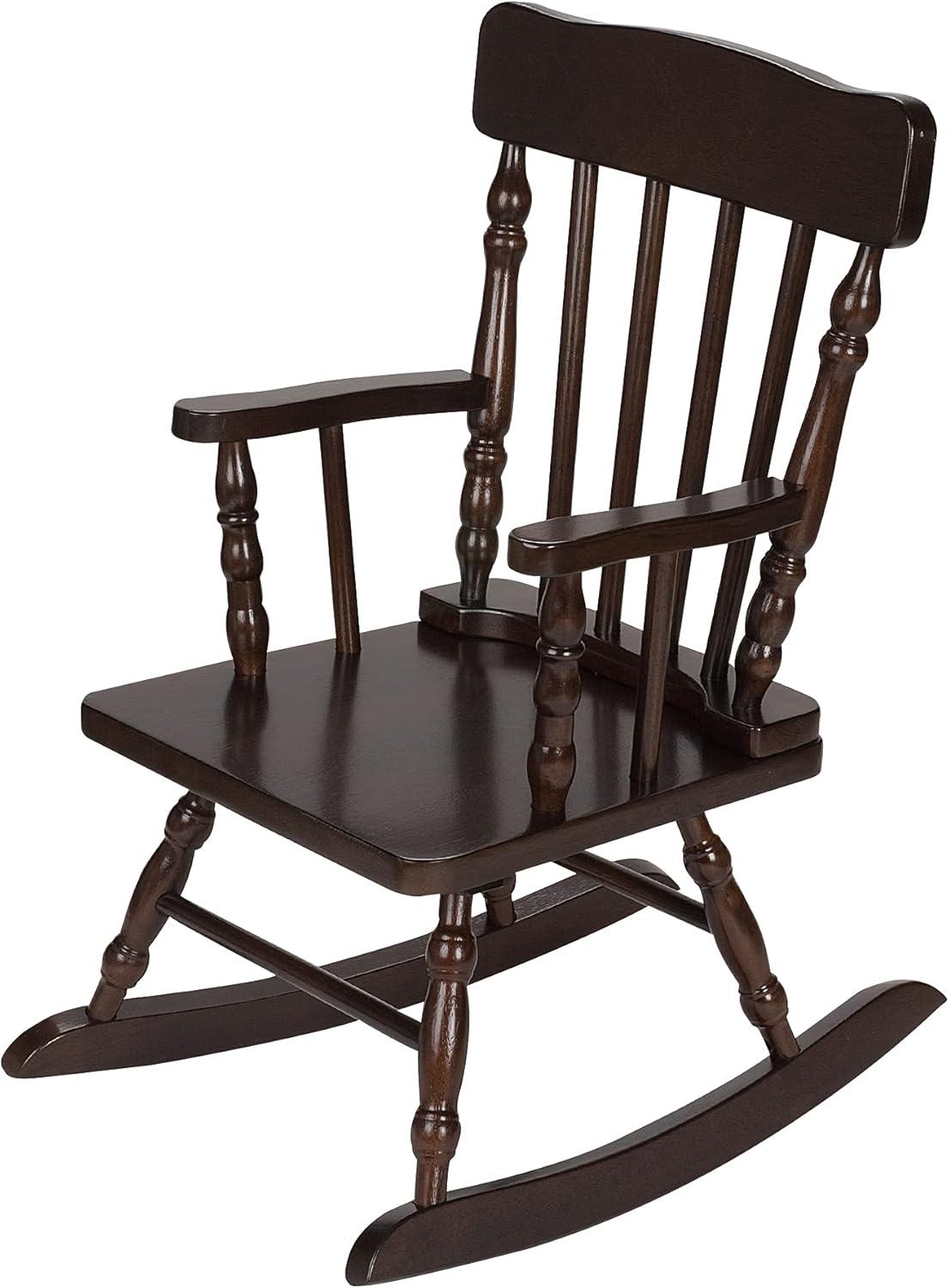 Gift Mark Children's Colonial Rocking Chair - Espresso