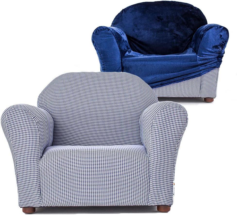 Keet Keet Roundy Kid's Chair + Cover Combo Set Navy