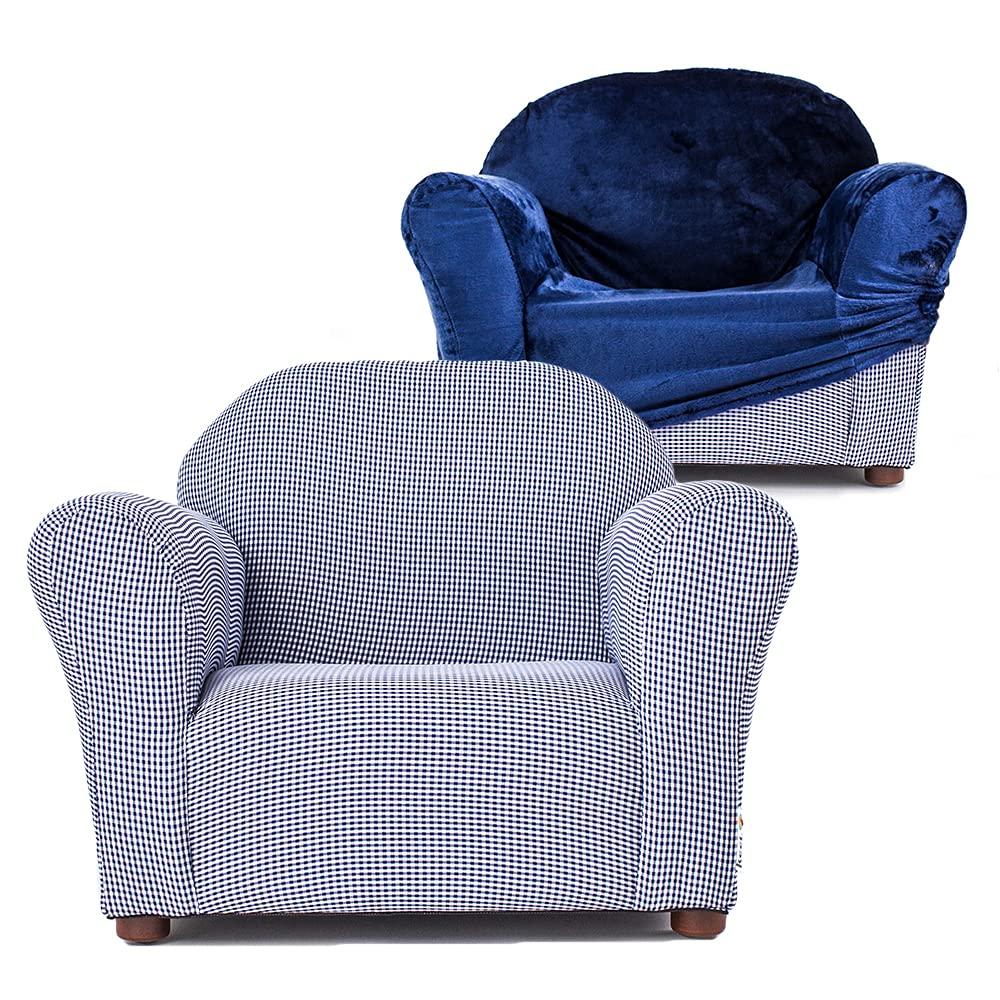 Keet Keet Roundy Kid's Chair + Cover Combo Set Navy