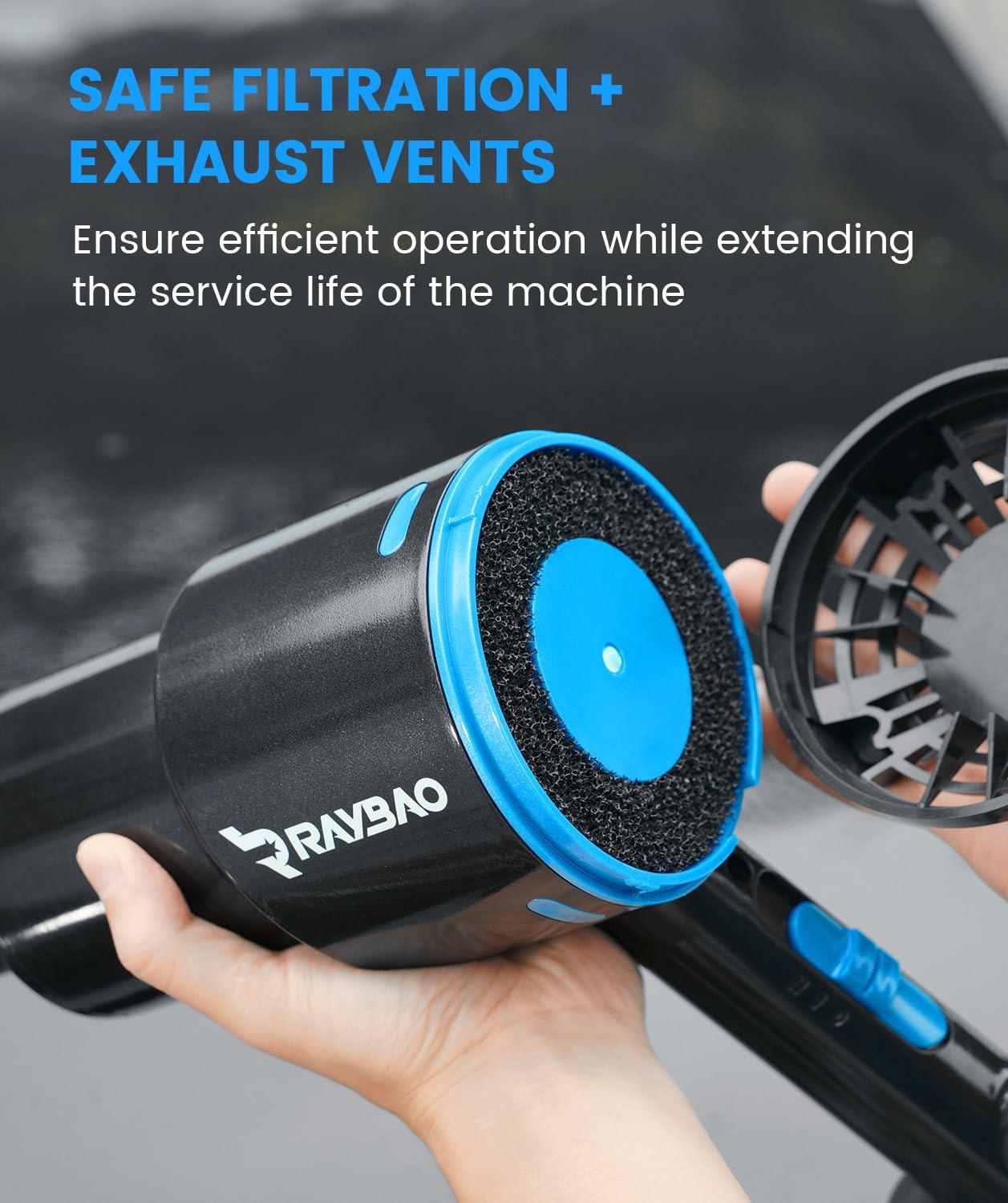 Car Dryer Air Blower -1300W Handheld High Powered Filtered Car Blower for Drying, 22000FPM / 90CFM Air Blower for Car Detailing, Washing, Cord 5M/16.4Ft Blower for Boat RV Motorcycle
