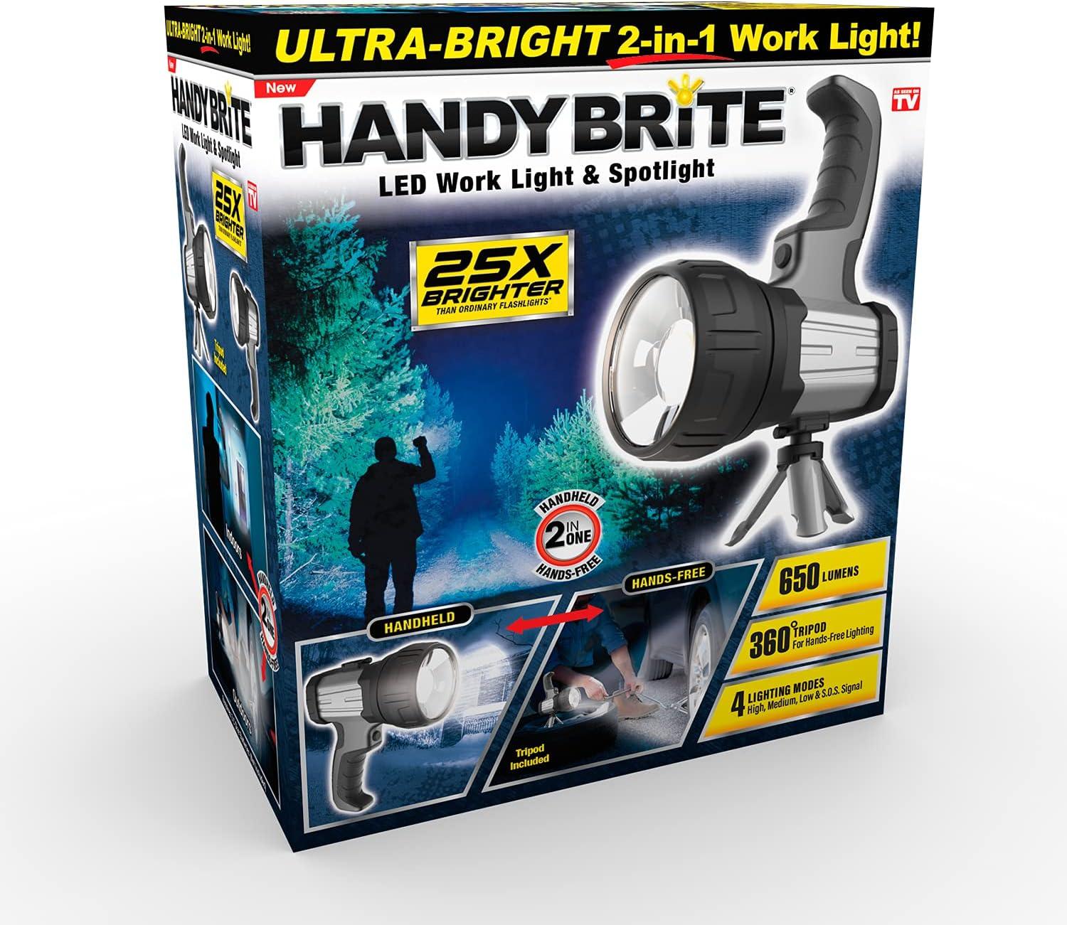 Handy Brite 650 Lm Ultra-Bright LED Work Light with Adjustable Tripod