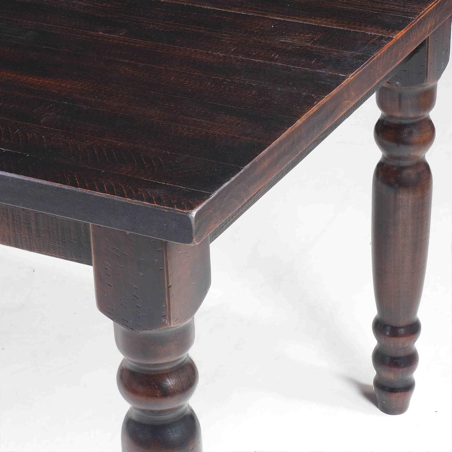 Grain Wood Furniture Valerie Original Solid Wood 63" Dining Table, Barnwood