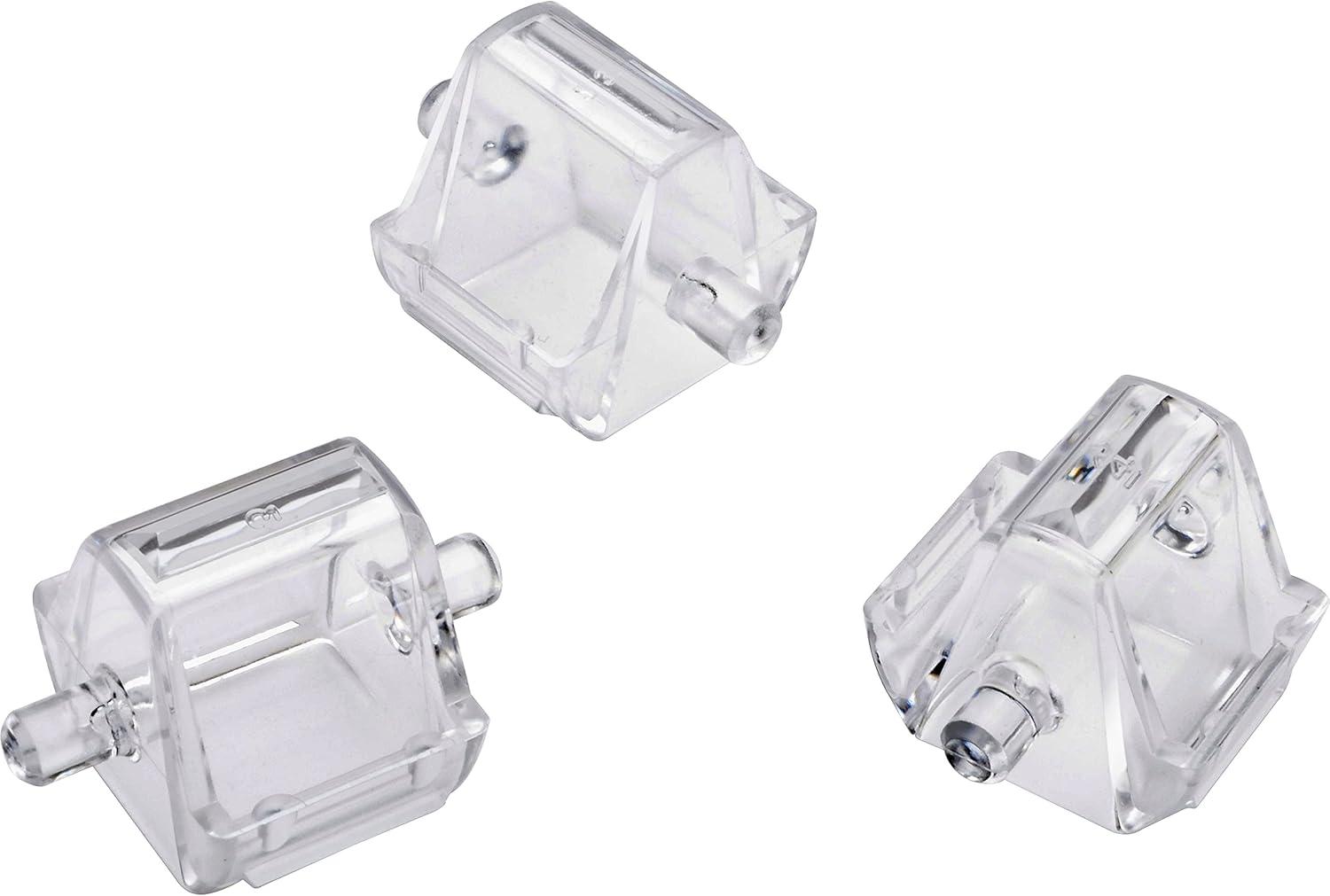 Clear Plastic 1-Inch Tape Dispenser Replacement Cores, Set of 3