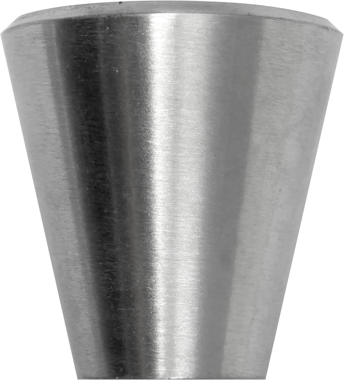 Stainless Steel Conical Cabinet Knob with Mounting Hardware