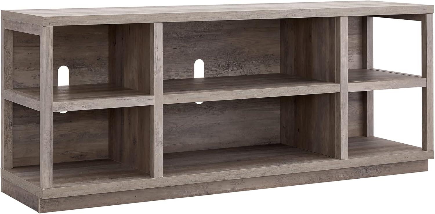 Freya Gray Oak 70-in Modern Metal Frame TV Stand