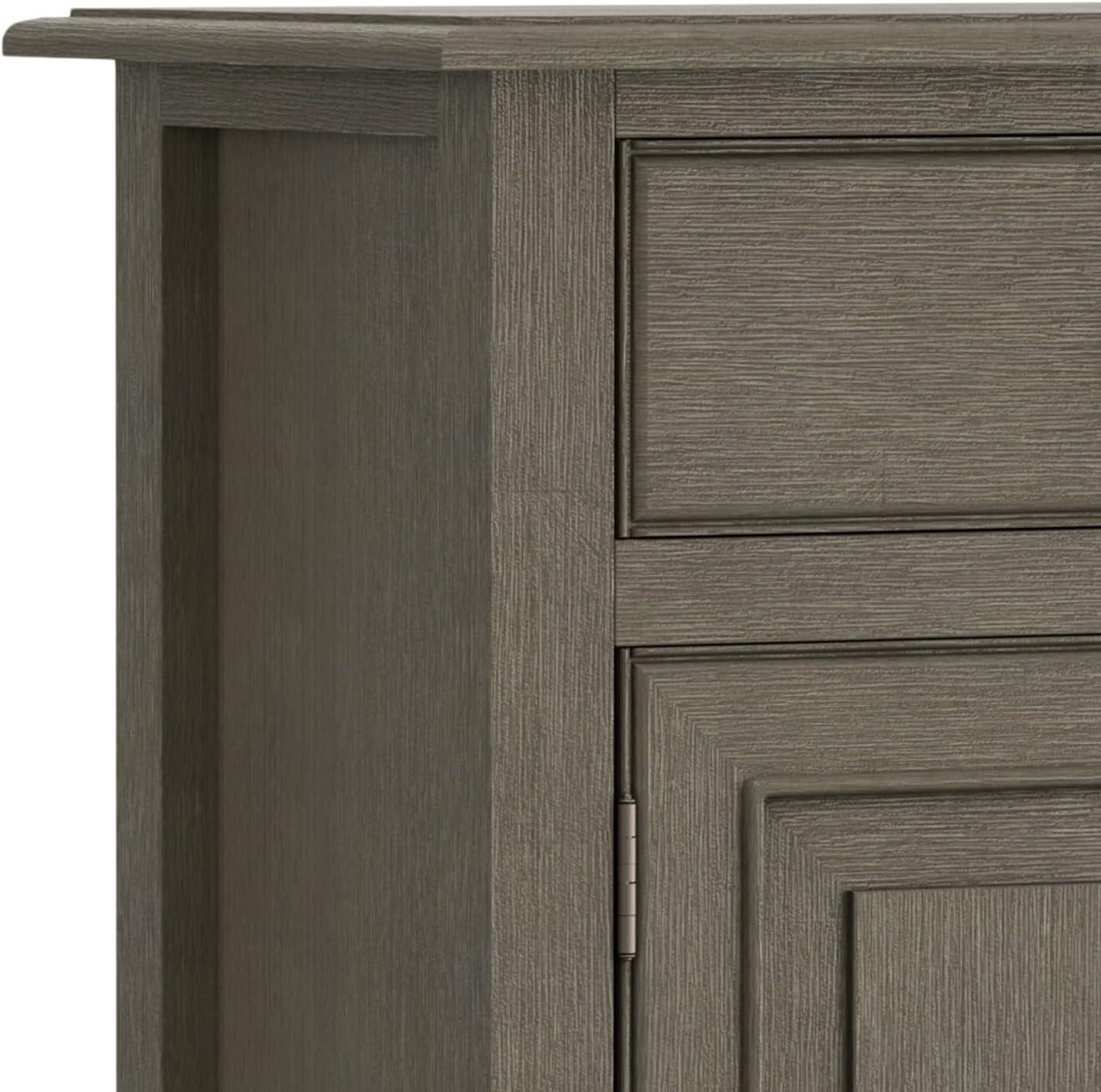 Connaught Solid Wood 2 - Door Accent Cabinet Entryway Storage Cabinet