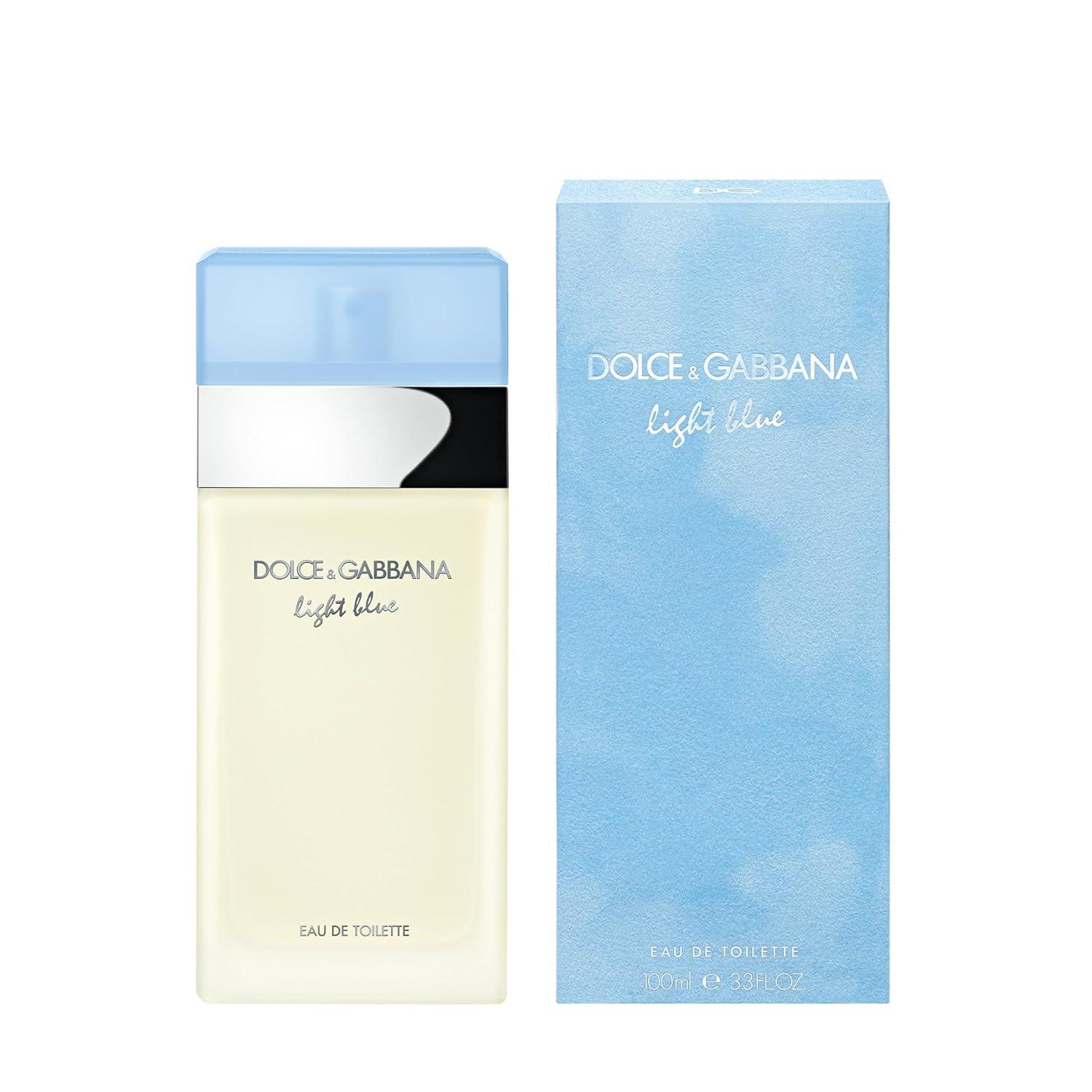 Dolce & Gabbana Light Blue Eau De Toilette, Perfume for Women, 3.4 oz