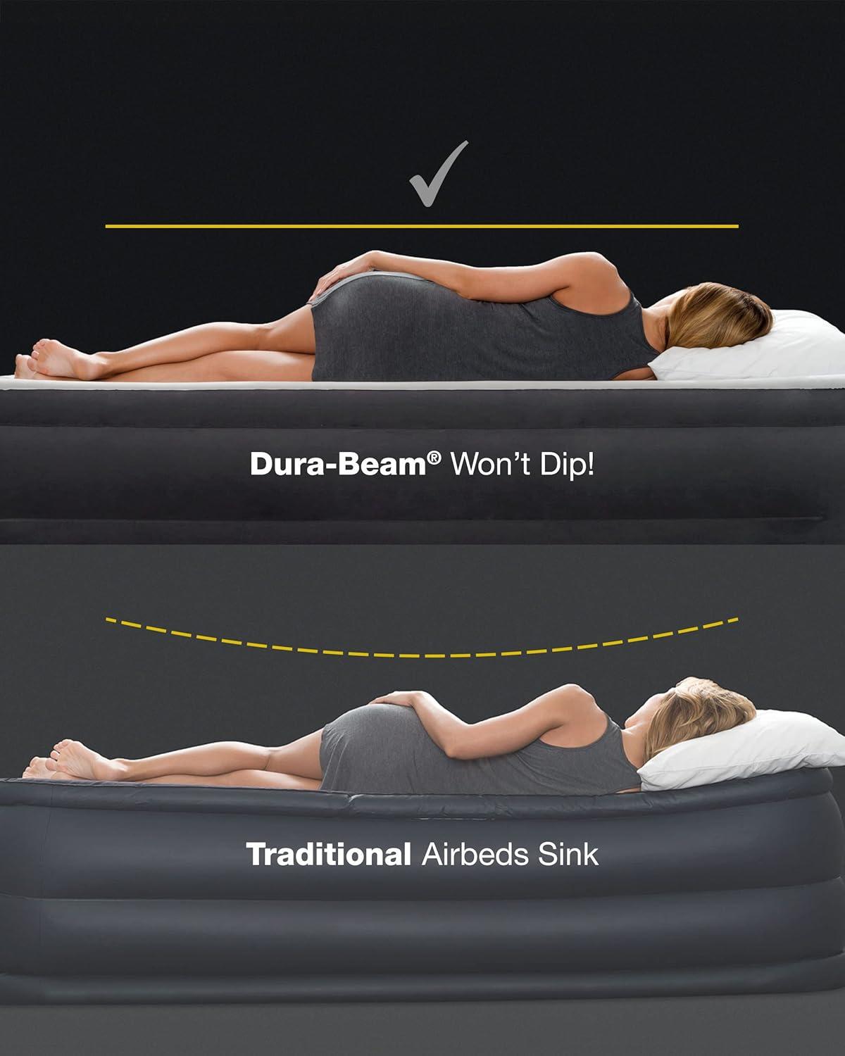 Intex Dura-Beam Standard 10" Comfortable Air Mattress, Full Size