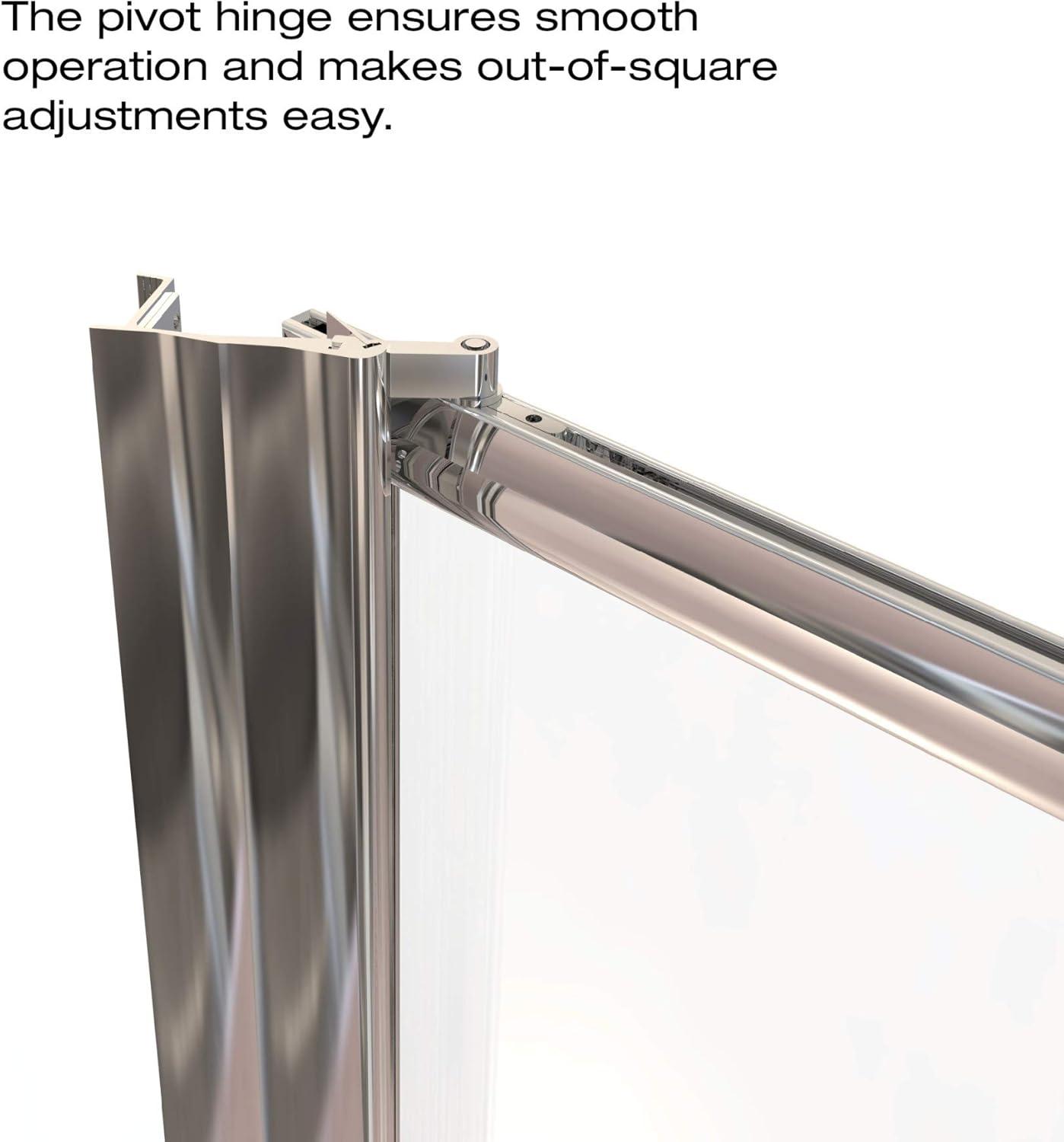 Sopora 22.75" W x 63.5" H Pivot Framed Shower Door