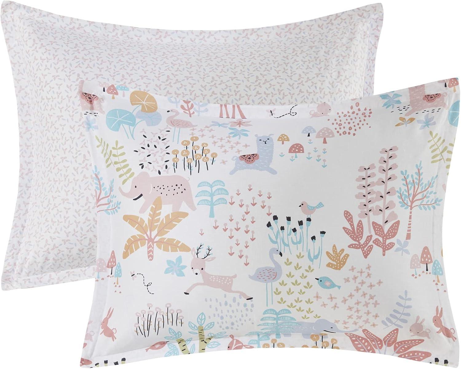 Iris Woodland Animals Cotton Reversible Comforter