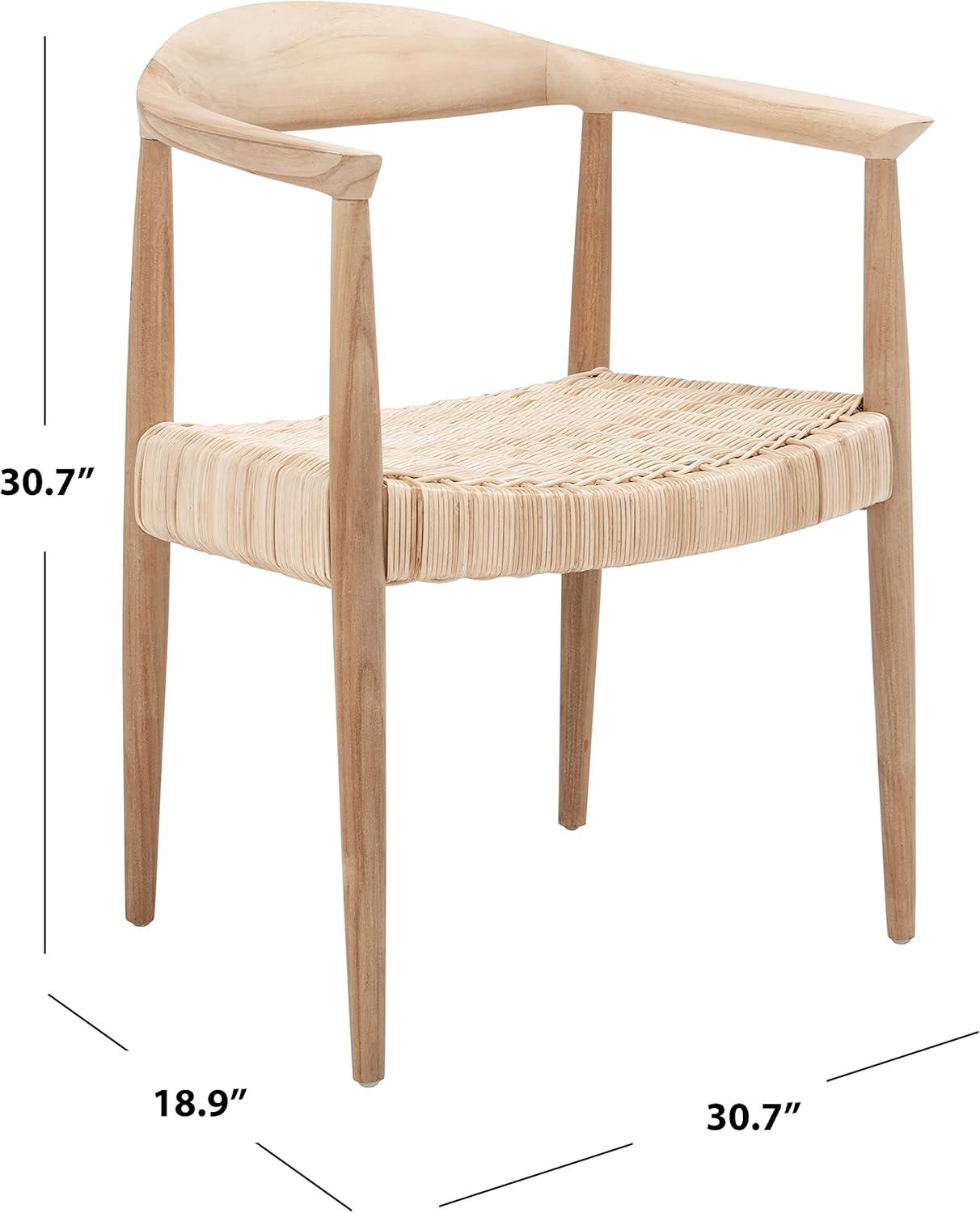 Renga Rope Rattan Accent Chair - Natural - Safavieh