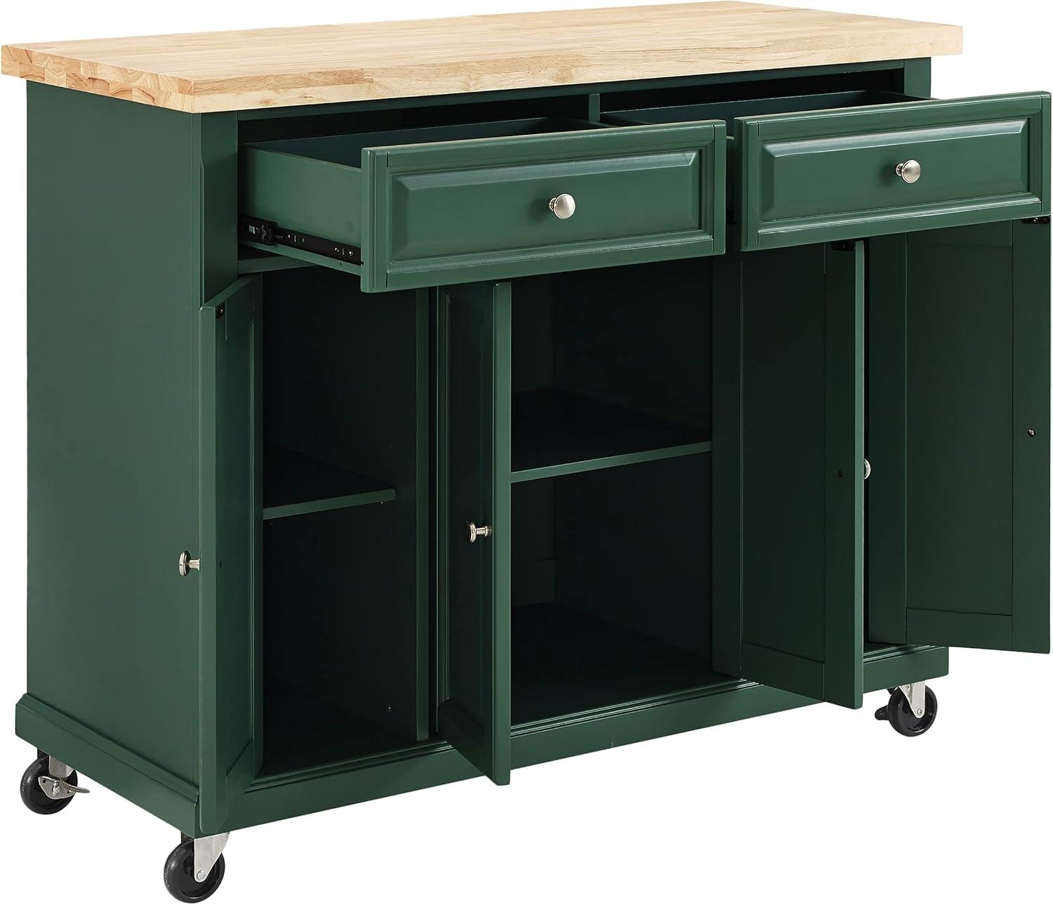 Madison Solid Wood Top Kitchen Island