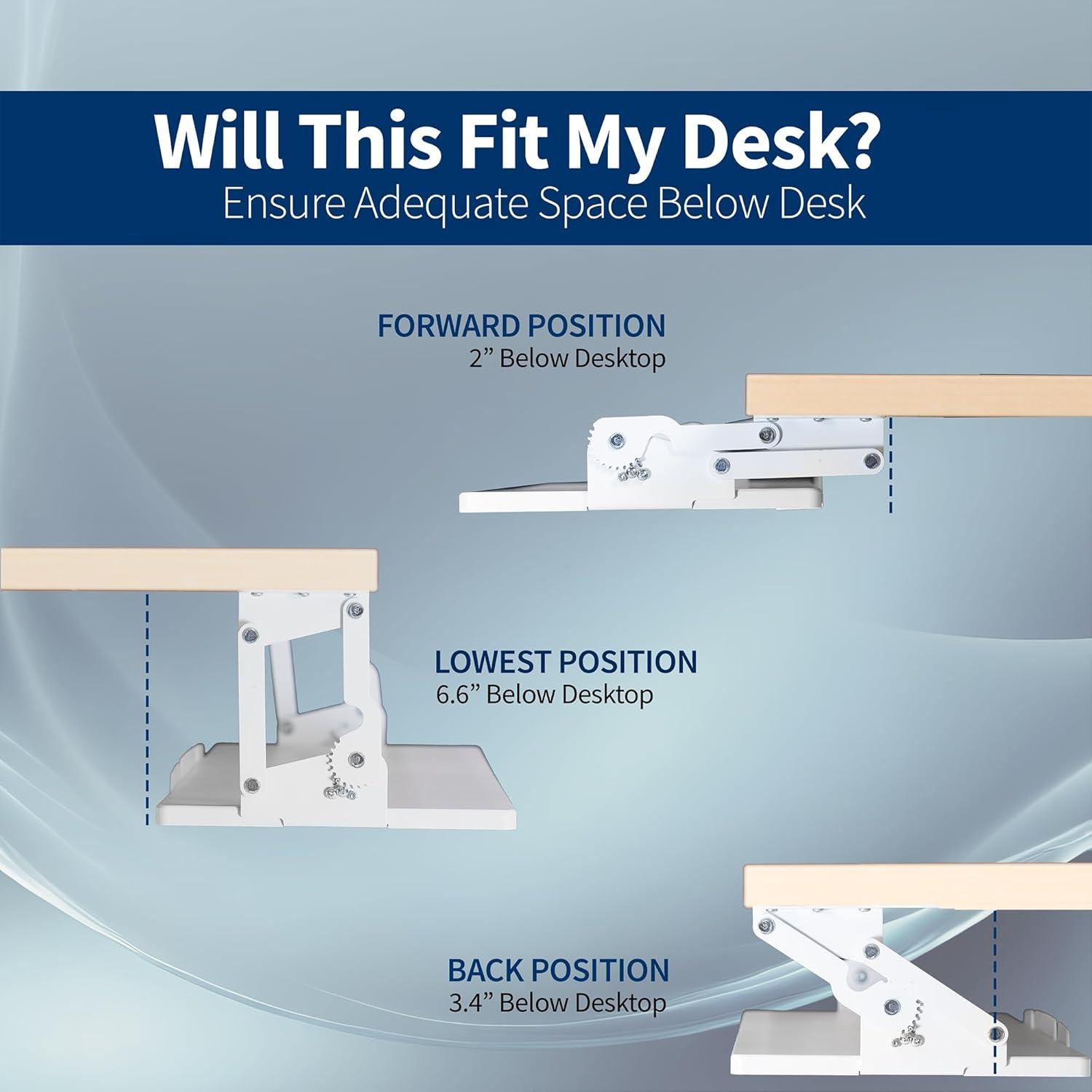 2.2'' H x 26.8'' W Keyboard Tray/Drawer