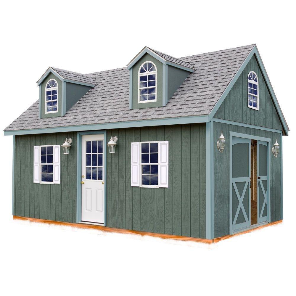 Best Barns Arlington 12x20 Wood Storage Shed Kit