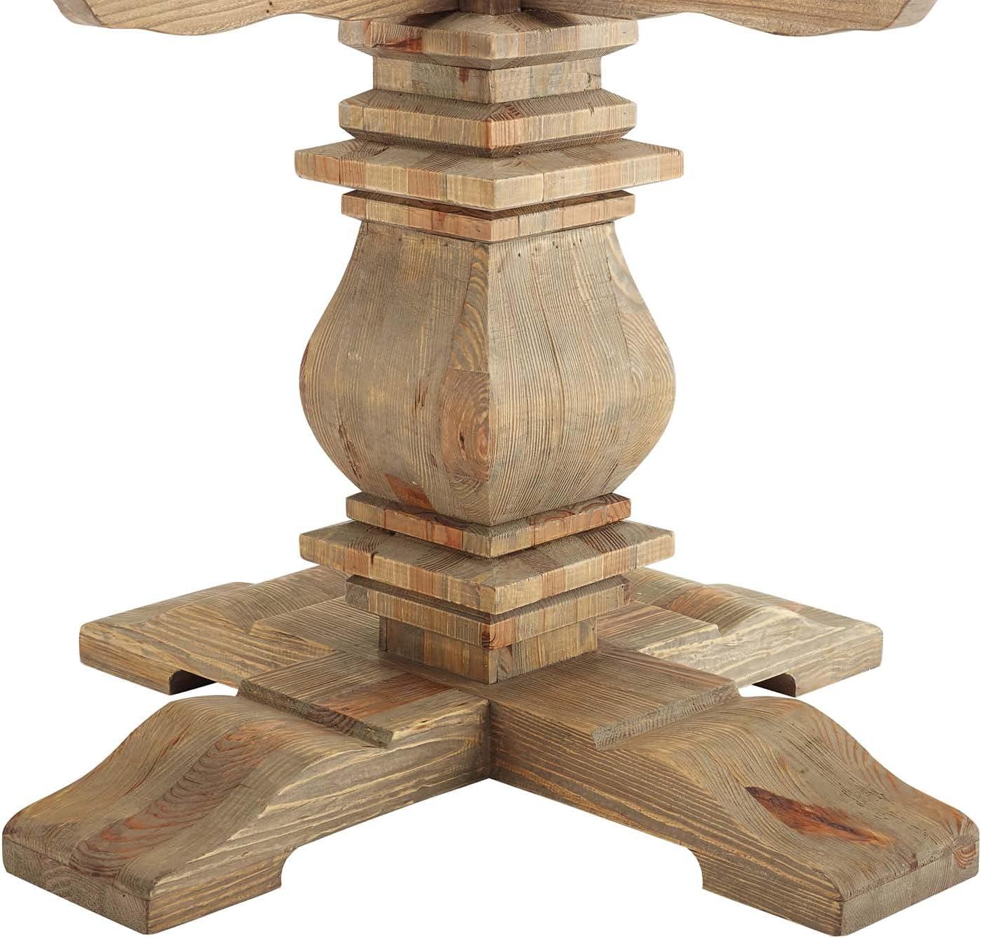 Modway Modway The Barn Wild Hen Round Pine Wood Dining Table