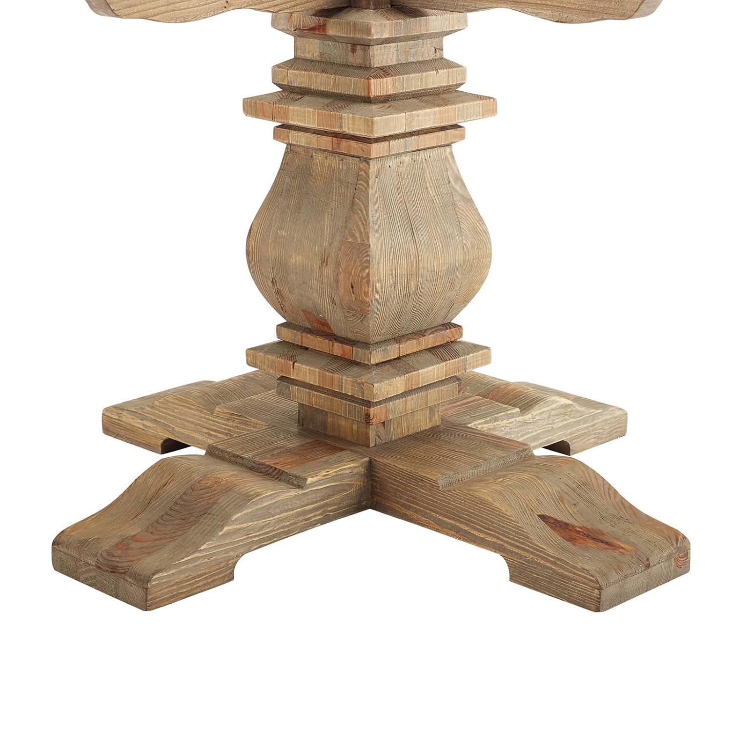Modway Modway The Barn Wild Hen Round Pine Wood Dining Table