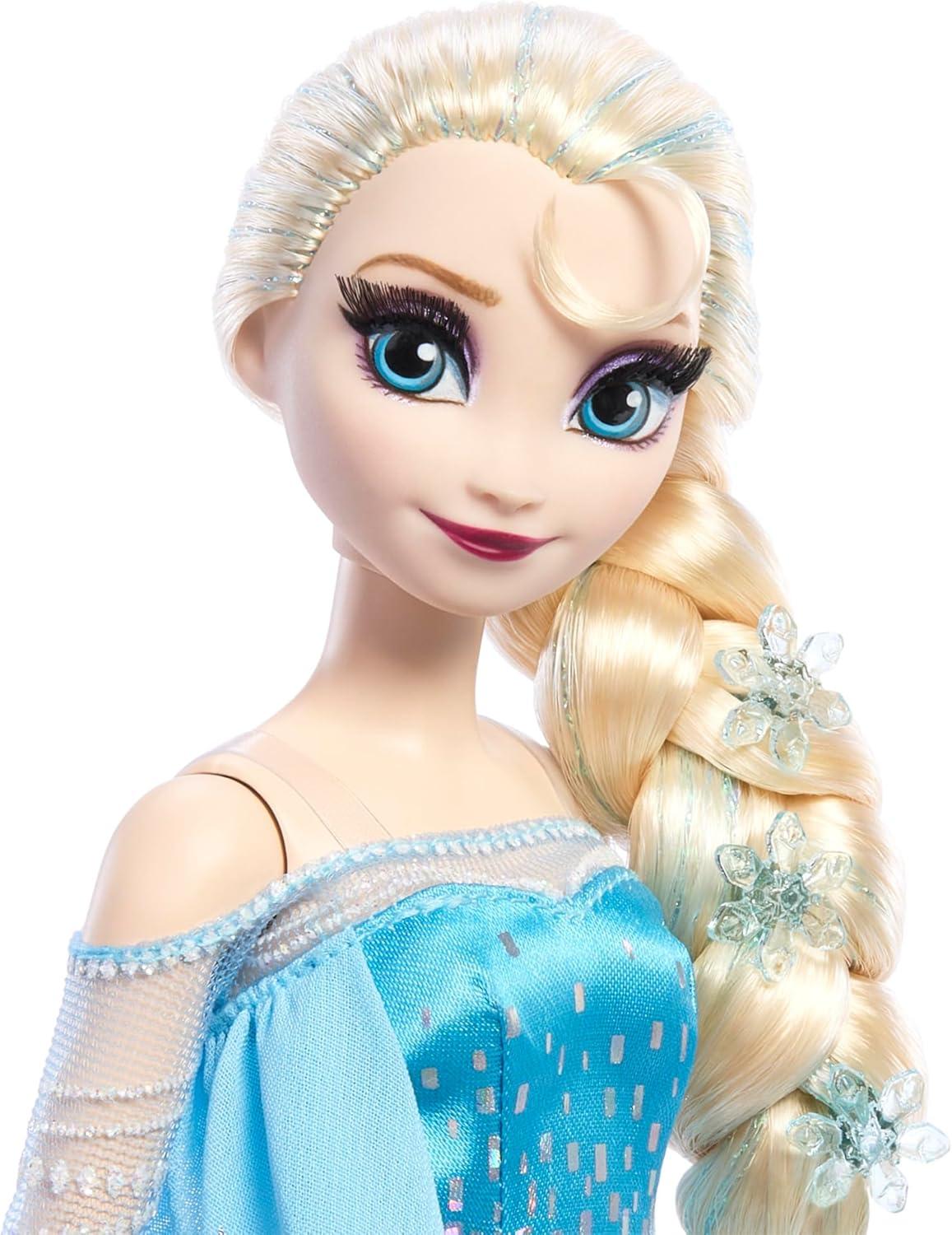 Disney Toys, Disney 100 Frozen Anna and Elsa Collector Dolls, Gifts for Kids and Collectors