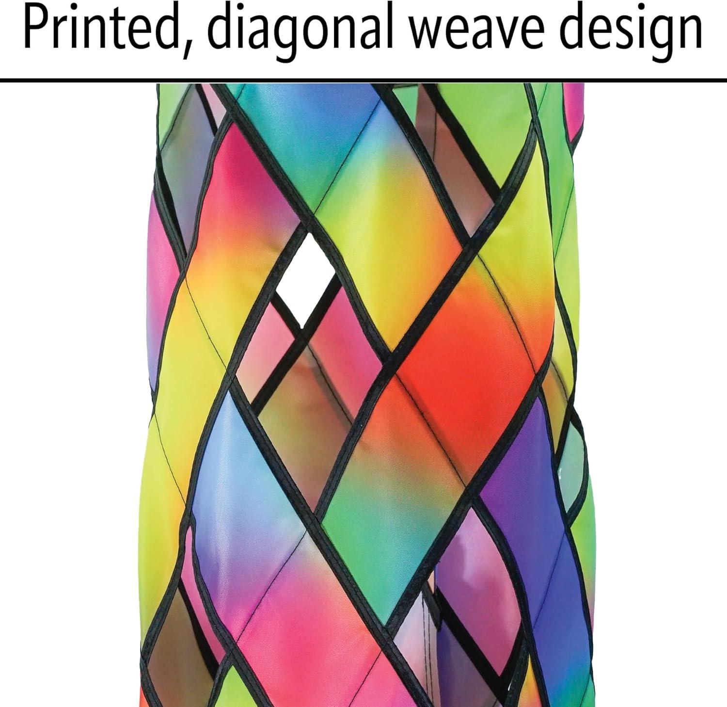 Jewel Diagonal Weave Windsock