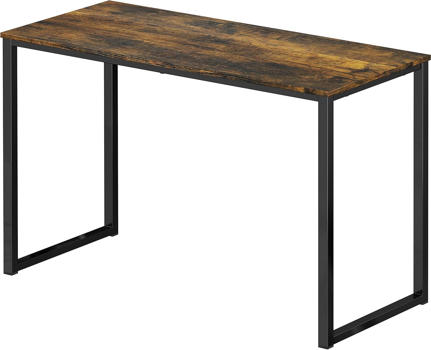 SHW Home Office 32-Inch Computer Desk, Rustic Brown