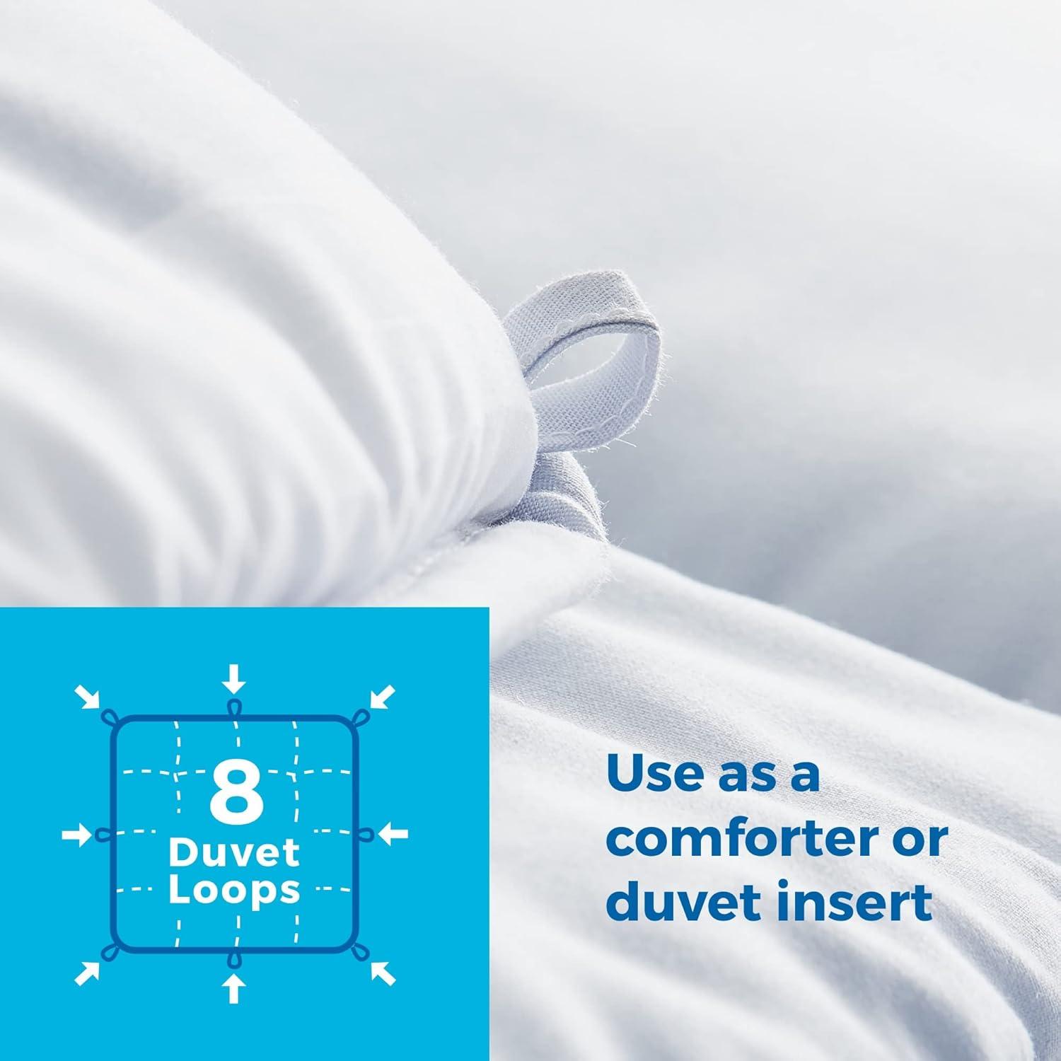 Linenspa Gray/White Microfiber Comforter & Reviews | Wayfair