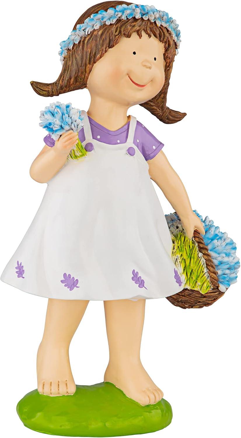 Juliette Bluebonnet Girl Garden Statue