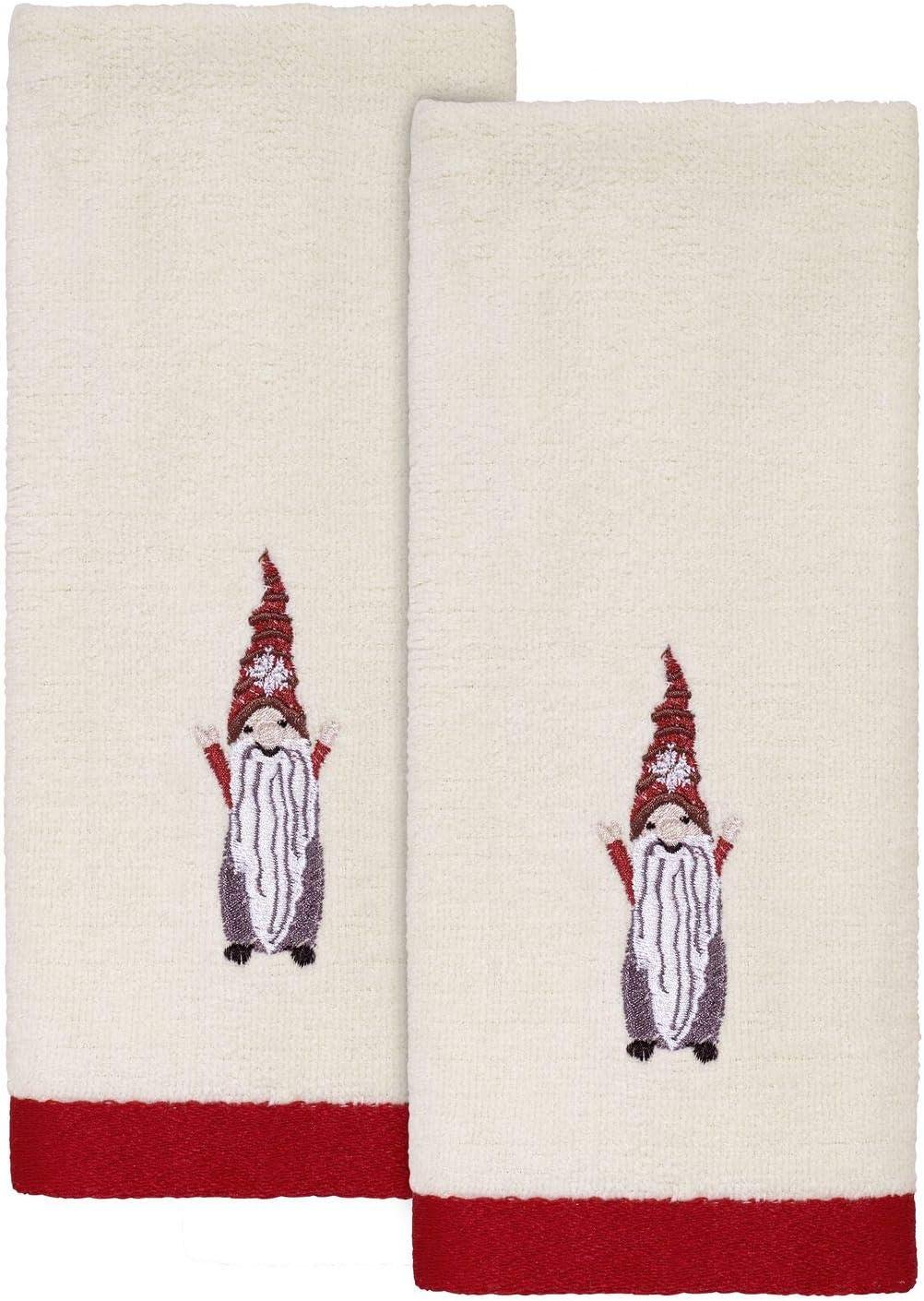 Avanti Linens Christmas Gnomes 2-Pack Fingertip Towel Set