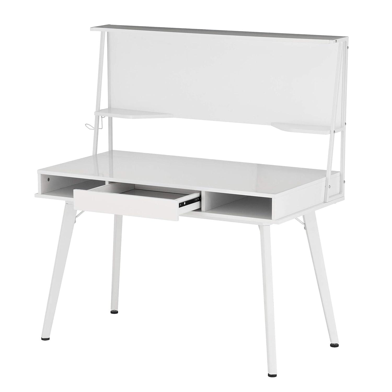 Computer Desk with Storage, Hutch & Magnetic Board - Techni Mobili