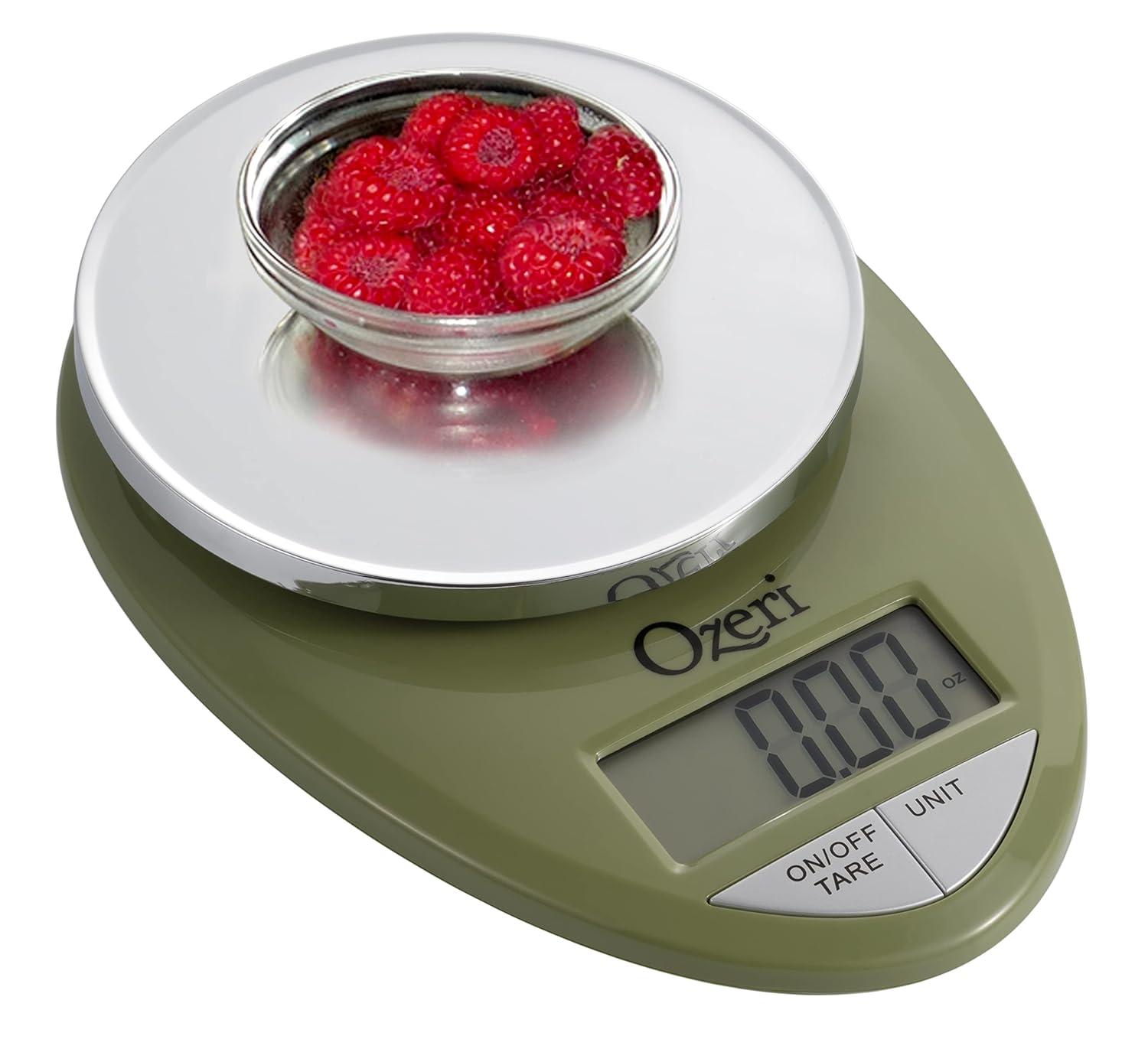 Ozeri Ozeri Pro Digital Kitchen Food Scale, 0.05 oz to 12 lbs (1 gram to 5.4 kg)