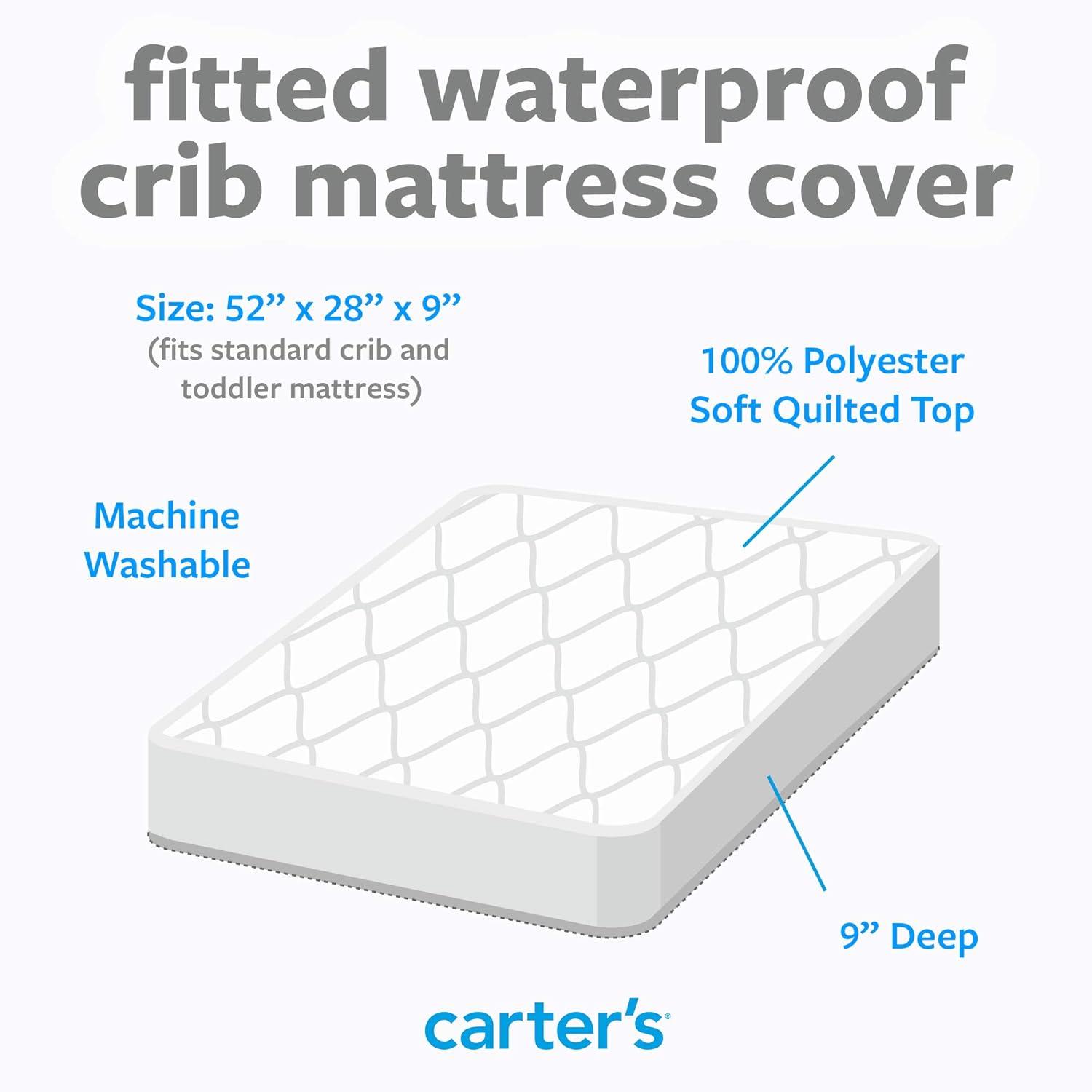 Standard Crib/Toddler Rectangle Mattress Pad