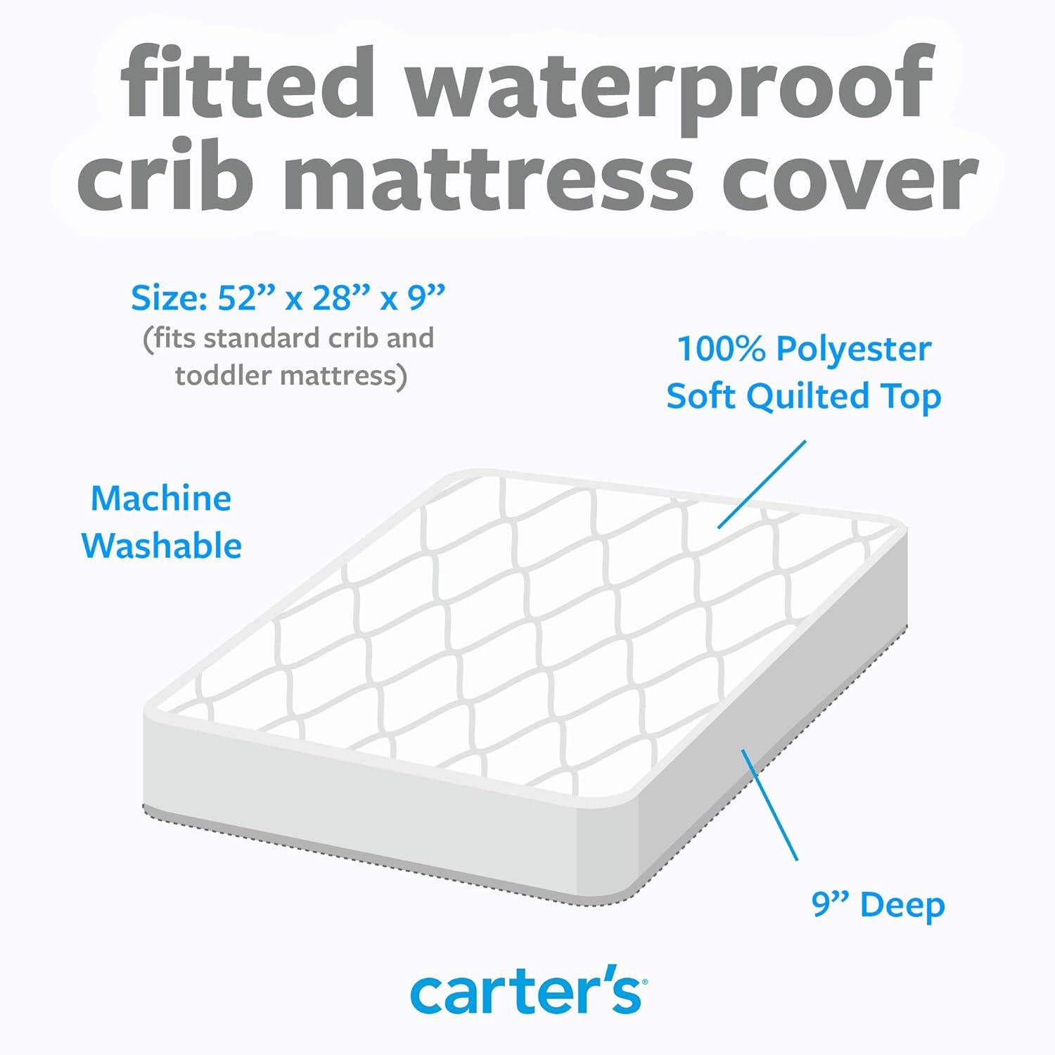 Carter's® Carters Basics Standard Crib/Toddler Rectangle Mattress Pad