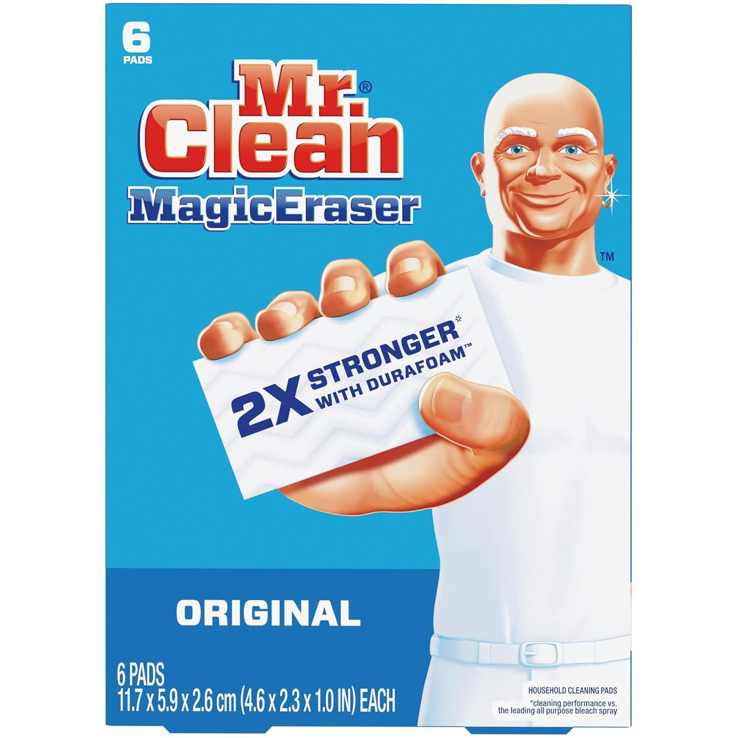 Mr. Clean Original Magic Eraser Cleaning Pads with Durafoam - 6ct