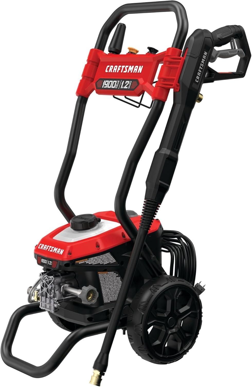 Craftsman 1900 PSI Red and Black Electric Pressure Washer