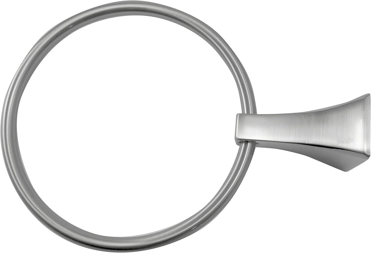 Satin Nickel Wall Mounted Towel Ring